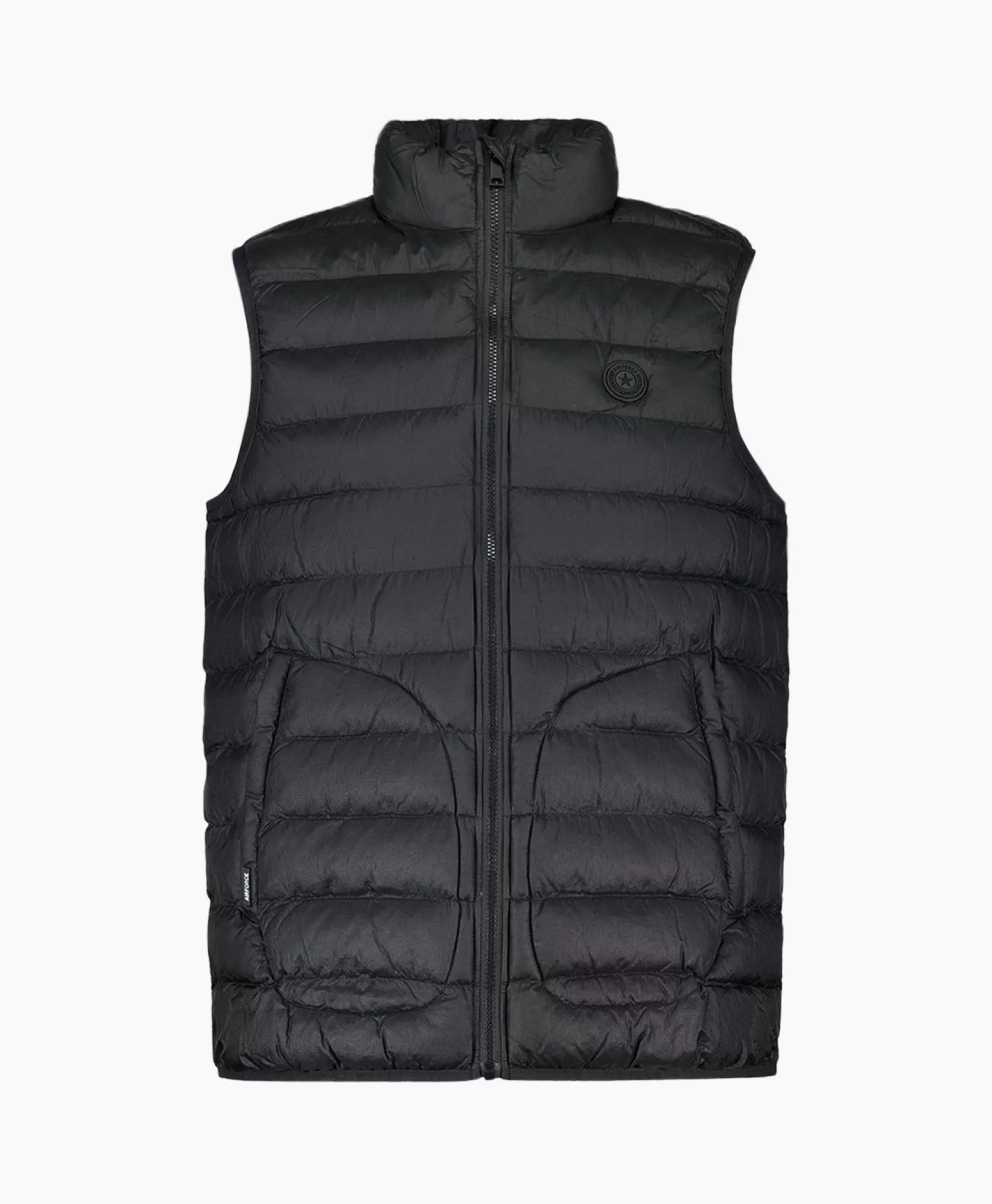 Jassen*Airforce Bodywarmer Bowy Zwart