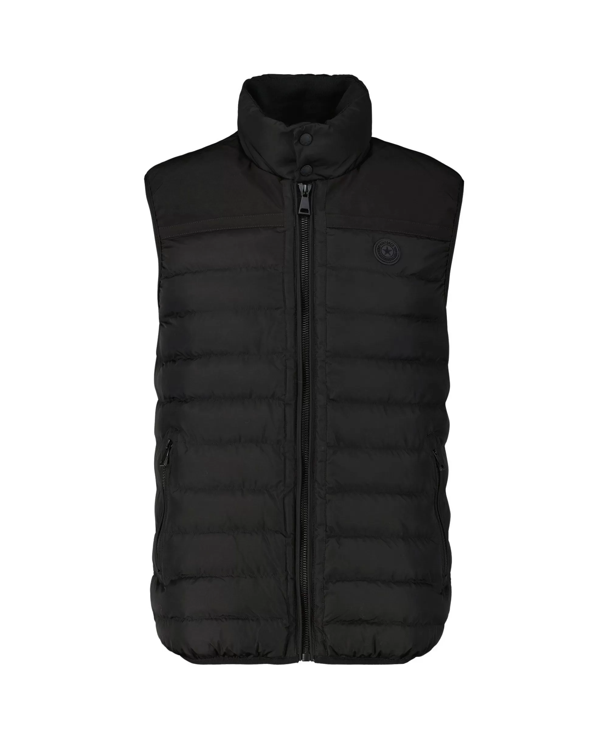 Jassen*Airforce Bodywarmer Jas Zwart