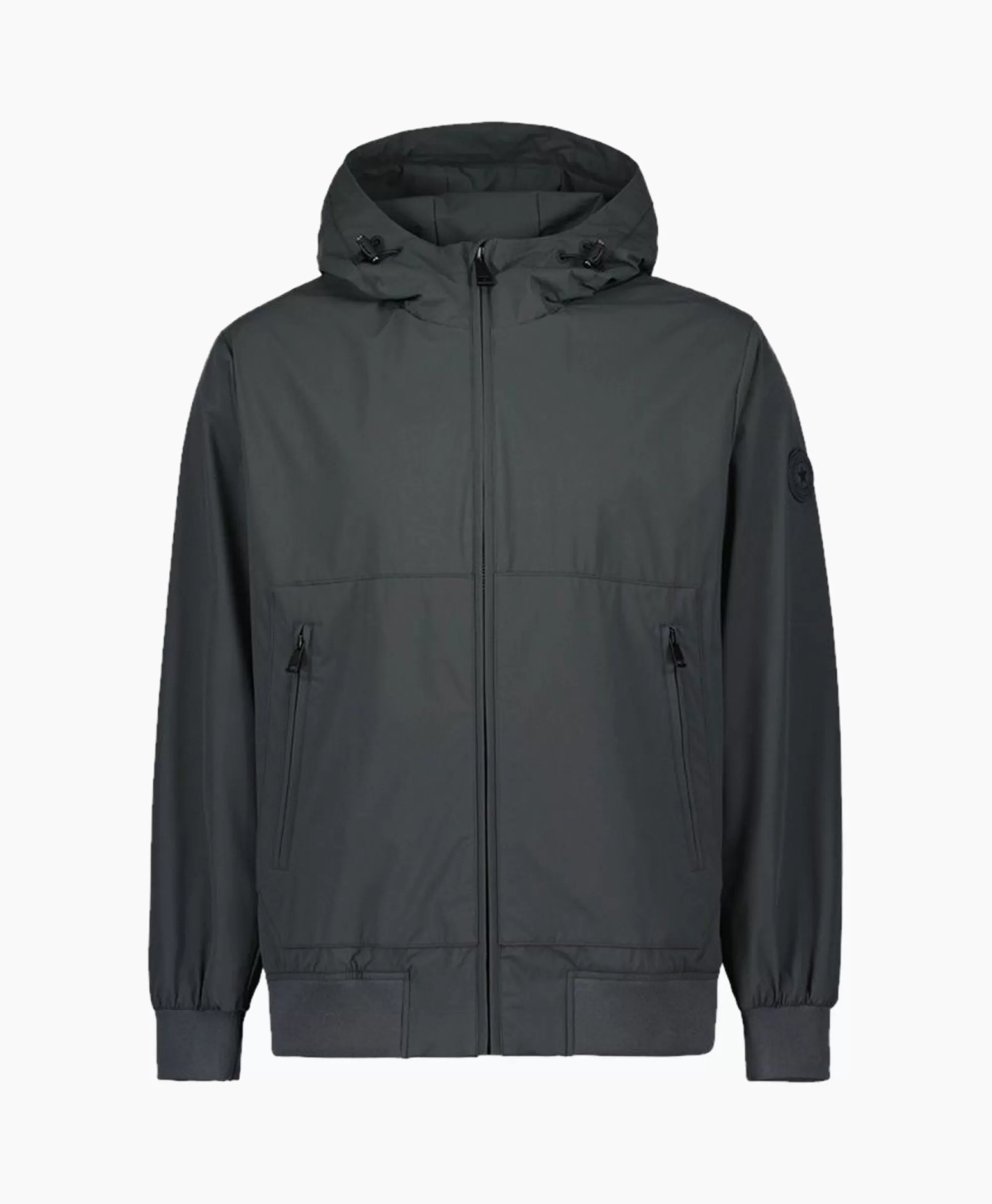 Jassen*Airforce Jack Hooded Four-Fay Stretch Donker Grijs