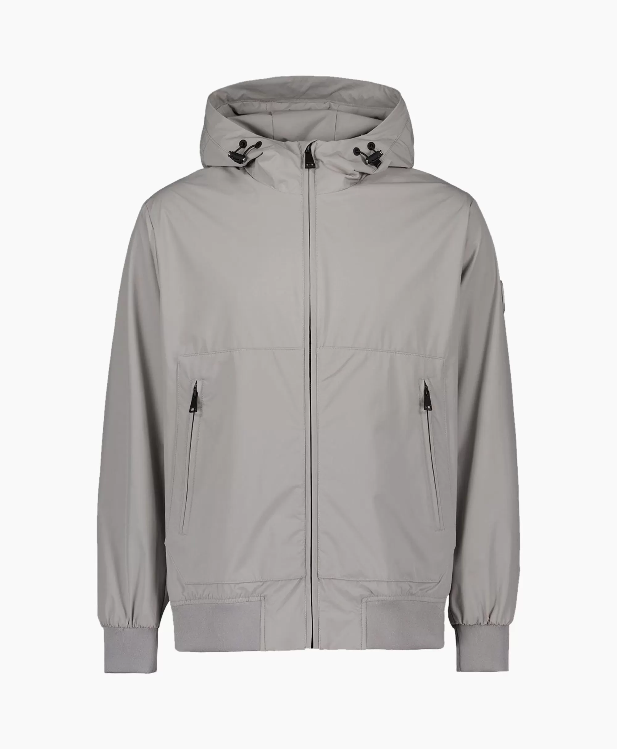 Jassen*Airforce Jack Hooded Four-Fay Stretch Grijs