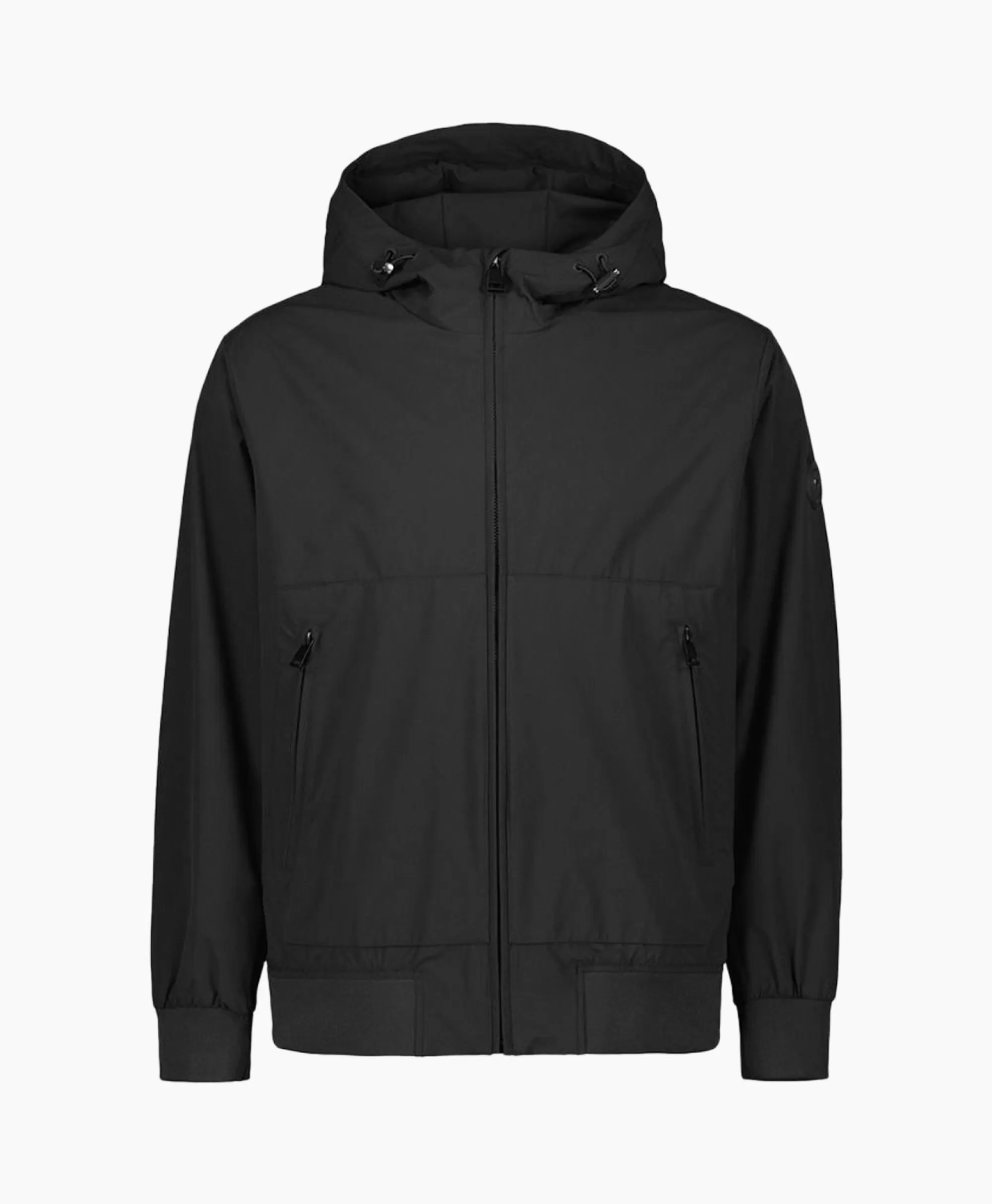 Jassen*Airforce Jack Hooded Four-Fay Stretch Zwart