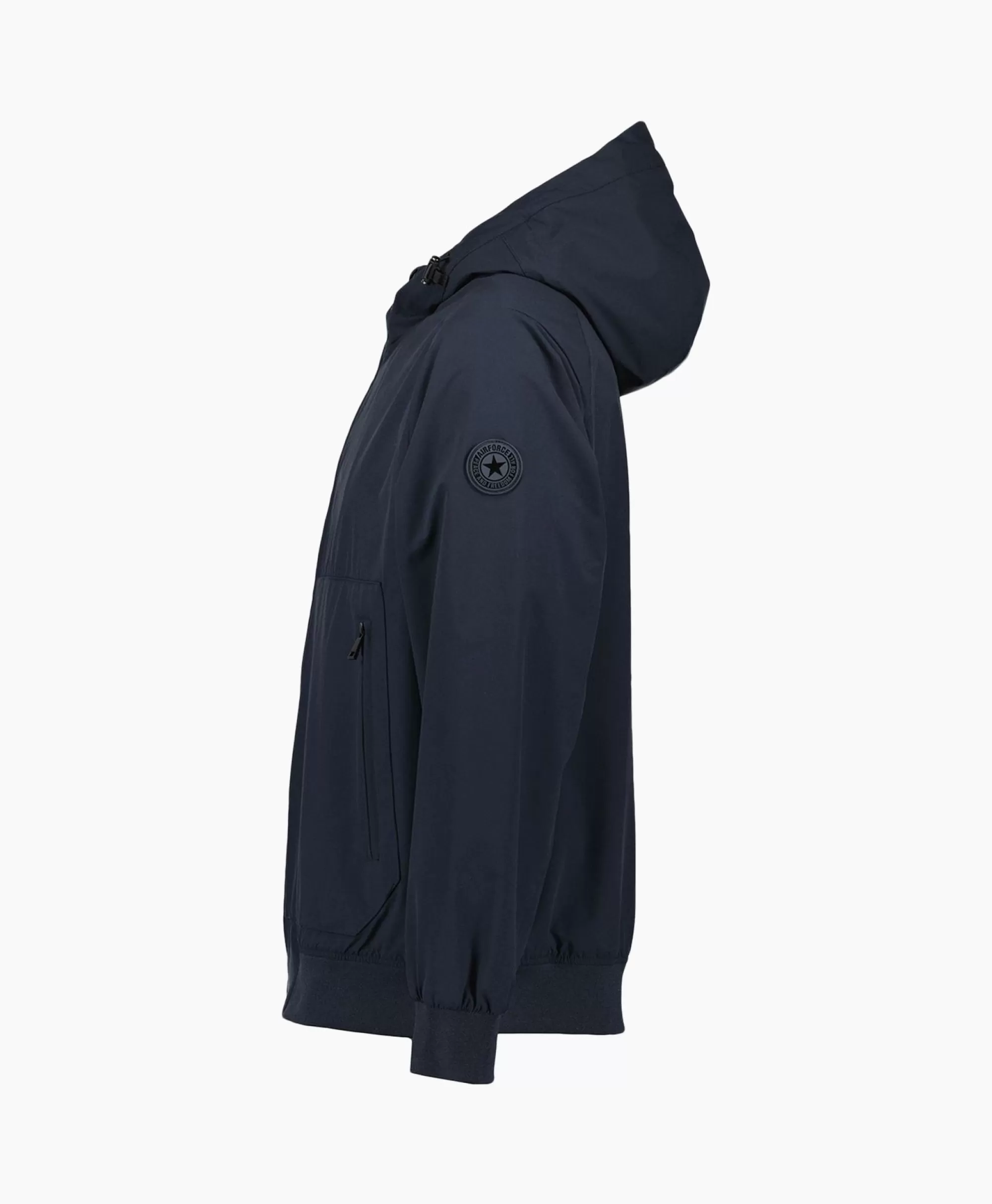 Jassen*Airforce Jack Hooded Four-Way Stretch Donker Blauw