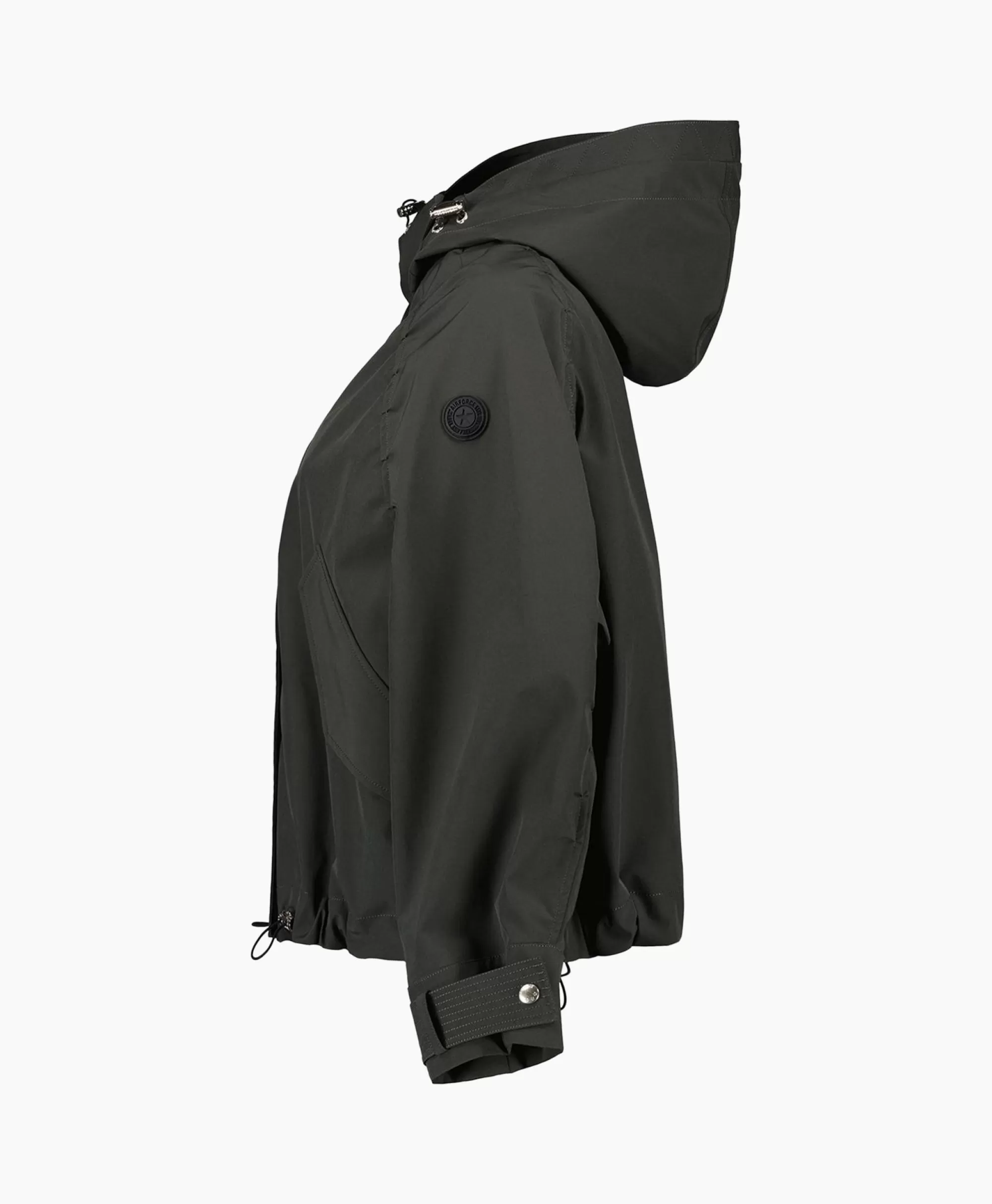 Jassen*Airforce Jack Oversized Softshell Zwart