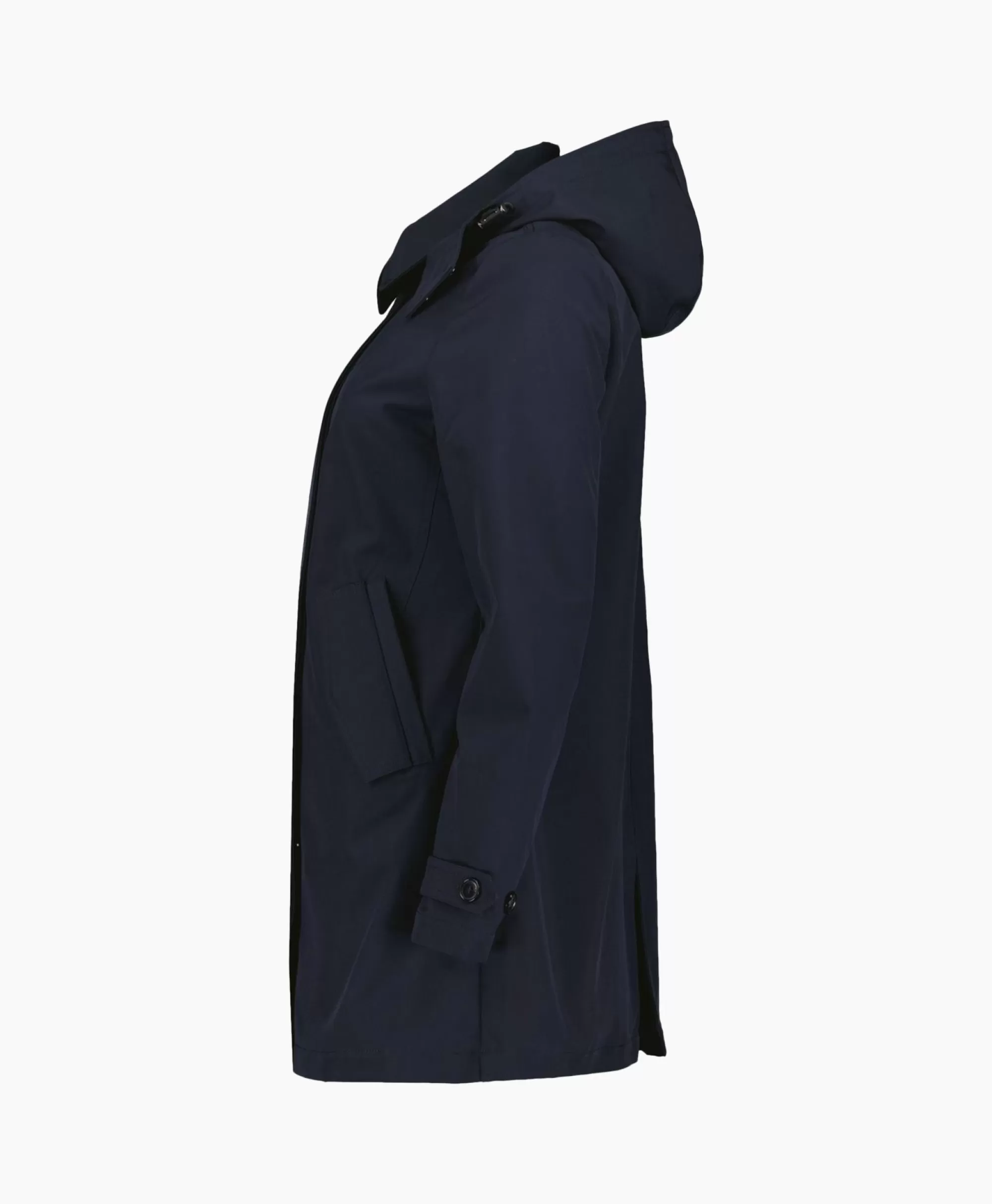 Jassen*Airforce Parka Long Technical Shell Donker Blauw