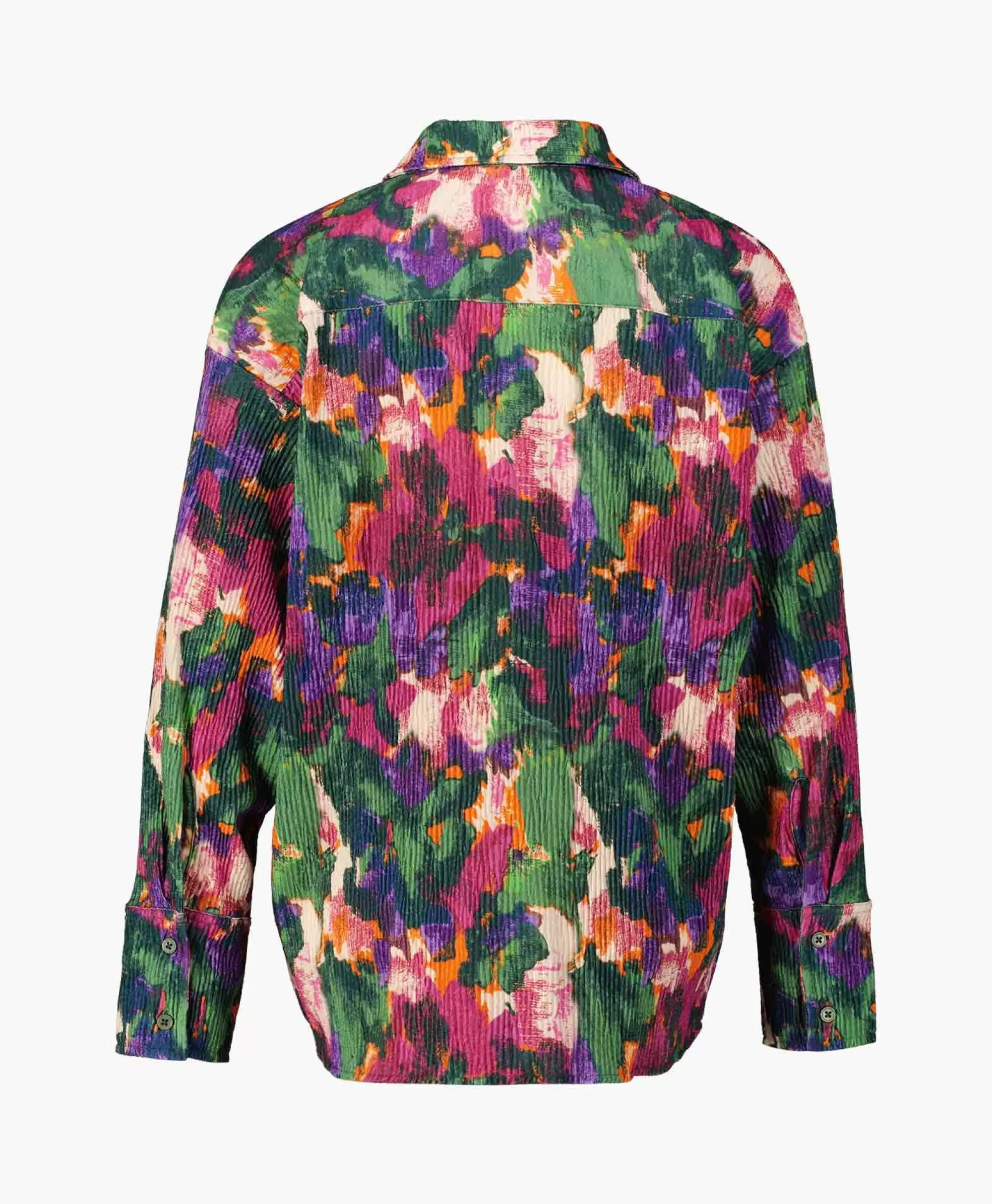 Blouses*Alix The Label Blouse Woven Camouflage Flower Zwart