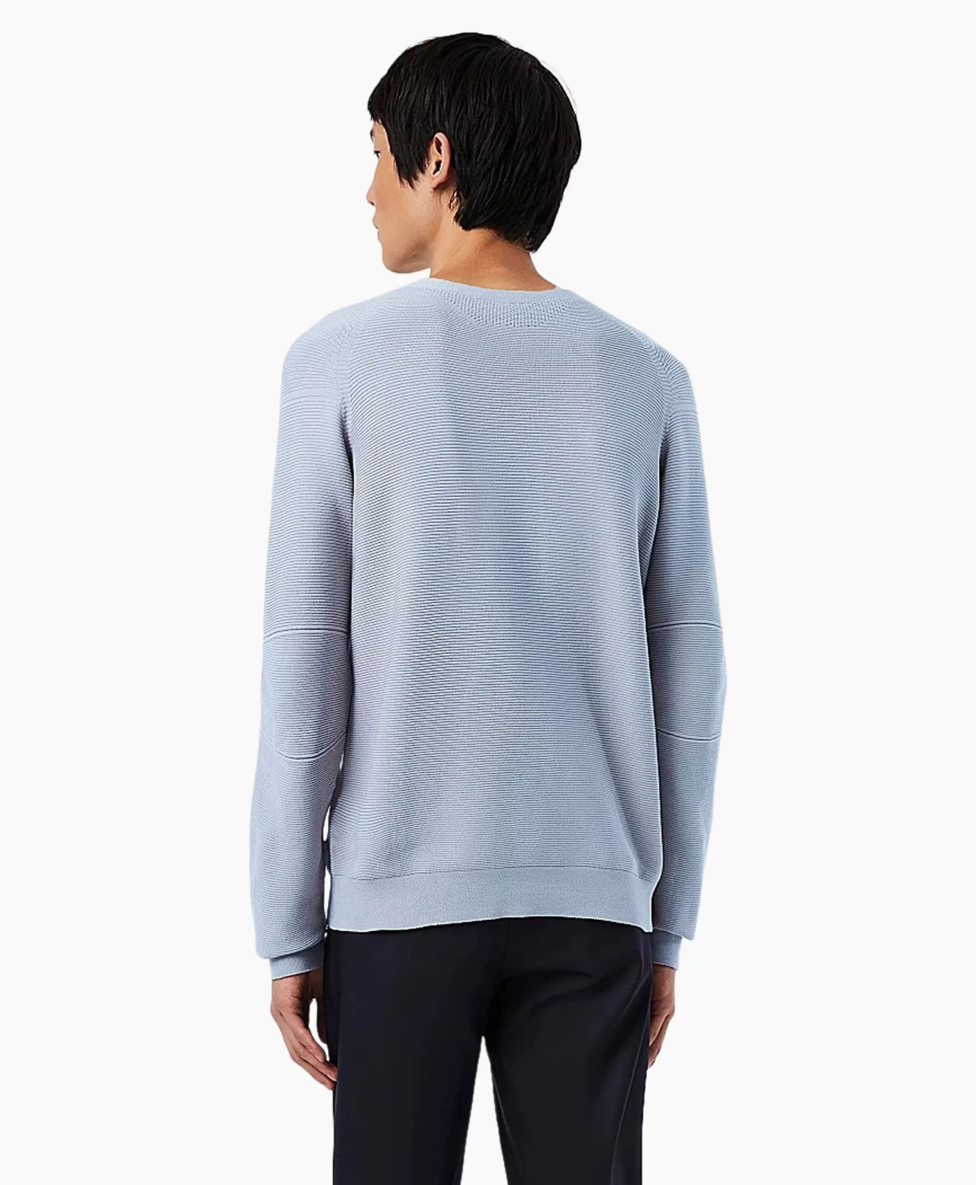 Truien*Alpha Tauri Sweater Fosop Licht Blauw