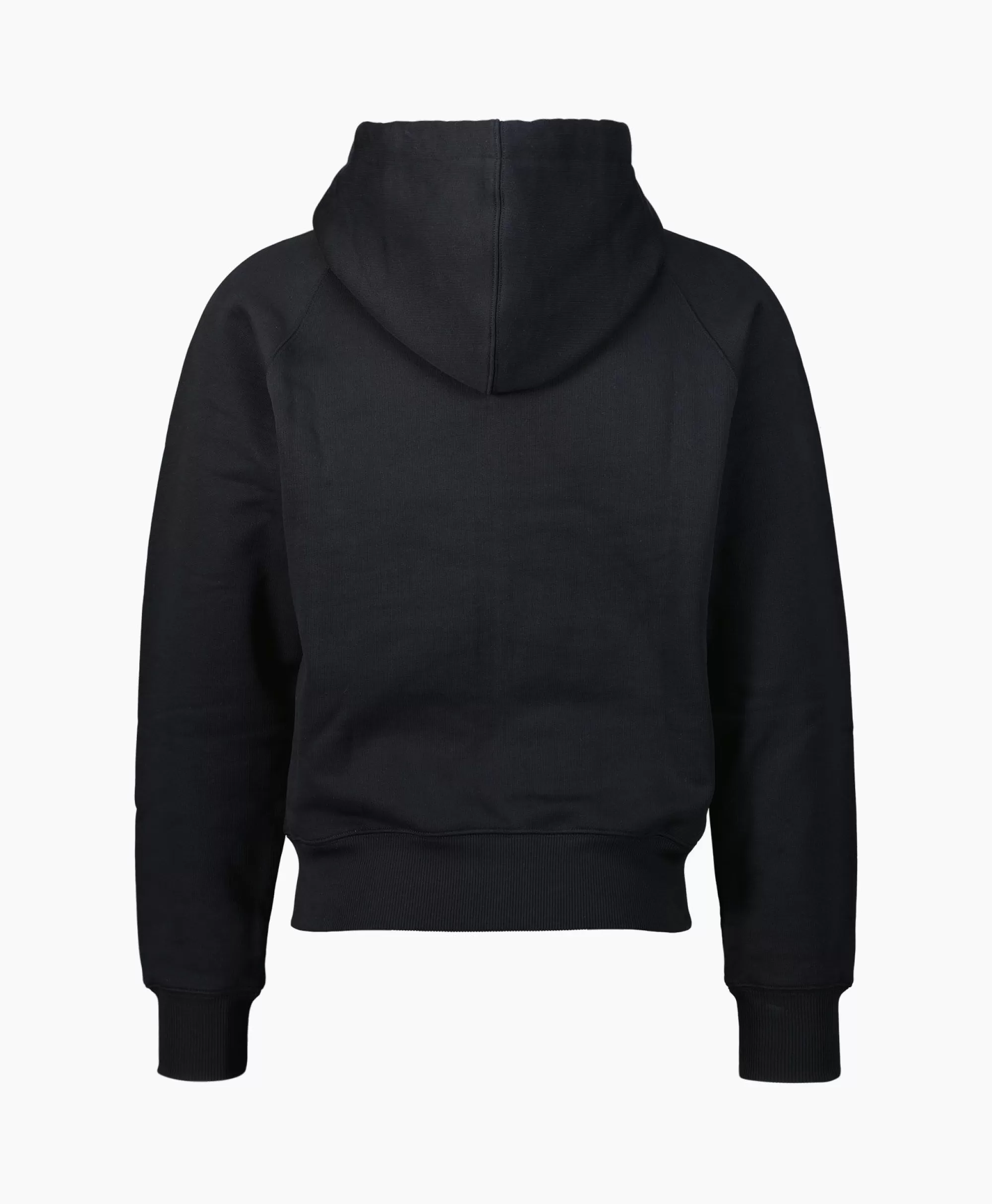 Truien*Ami Paris Hoodie Adc Zipped Zwart