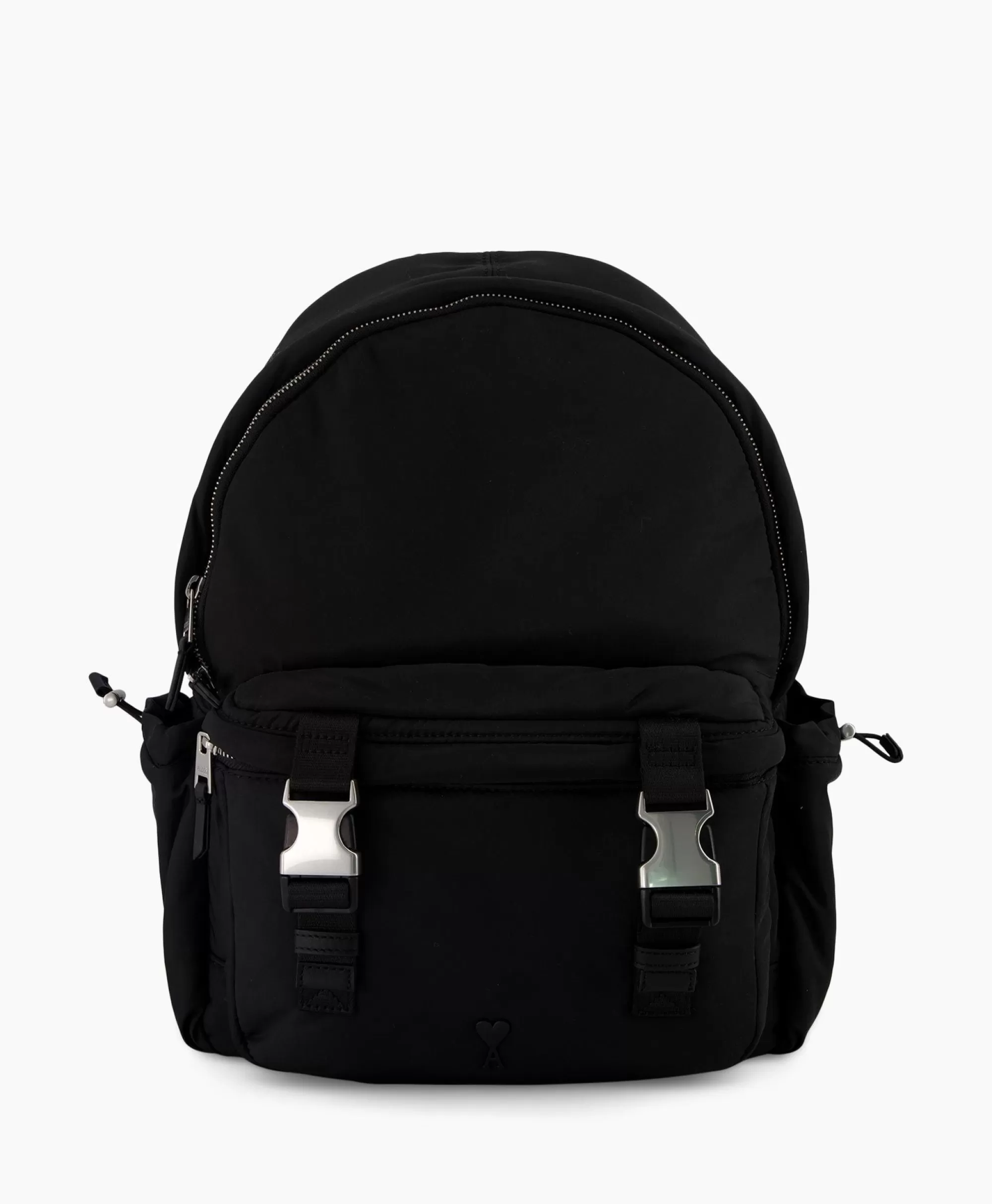 Tassen*Ami Paris Tas Ami De Coeur Backpack Zwart