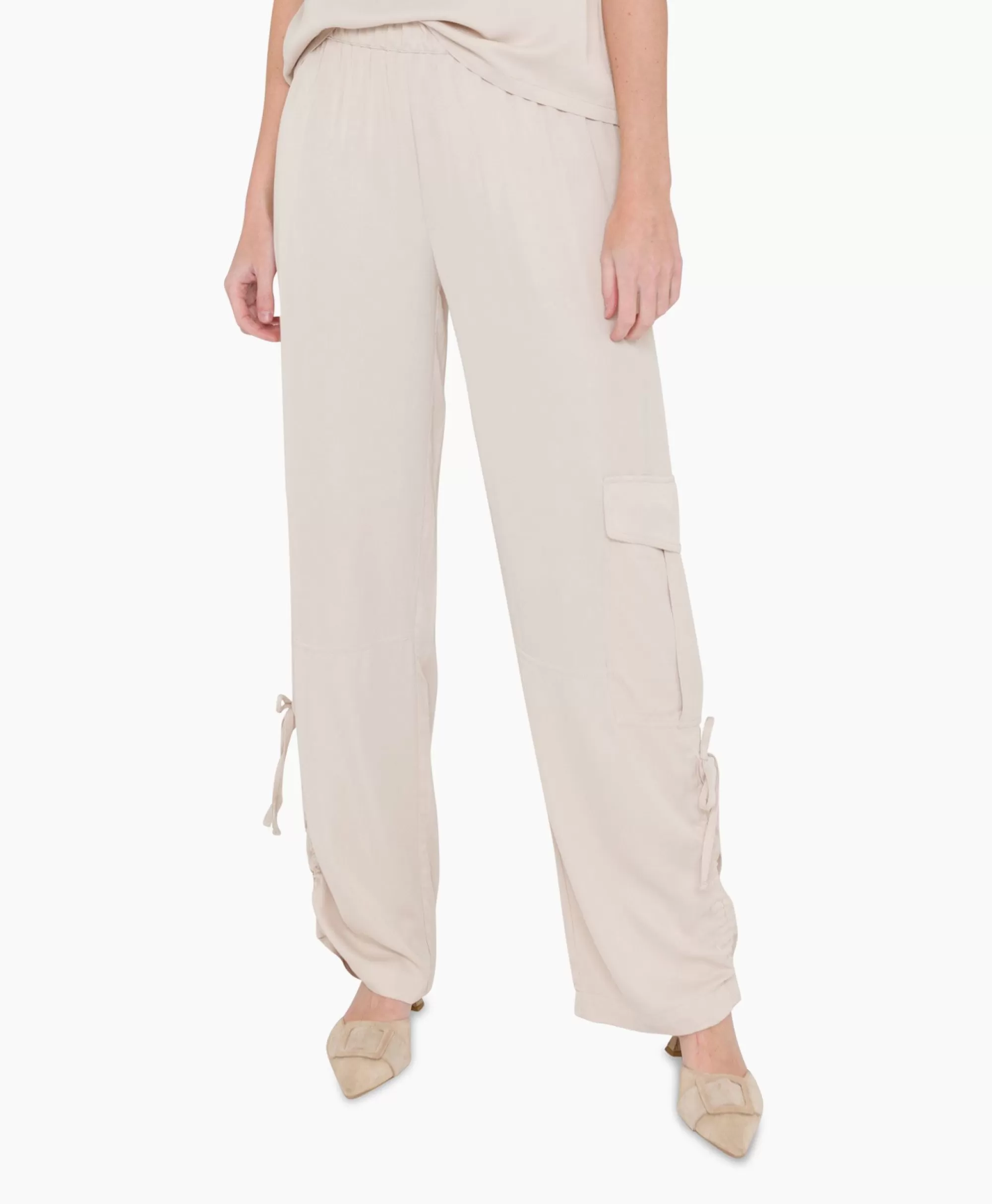 Broeken*Anna Van Toor Broek 43A02-03183 Beige