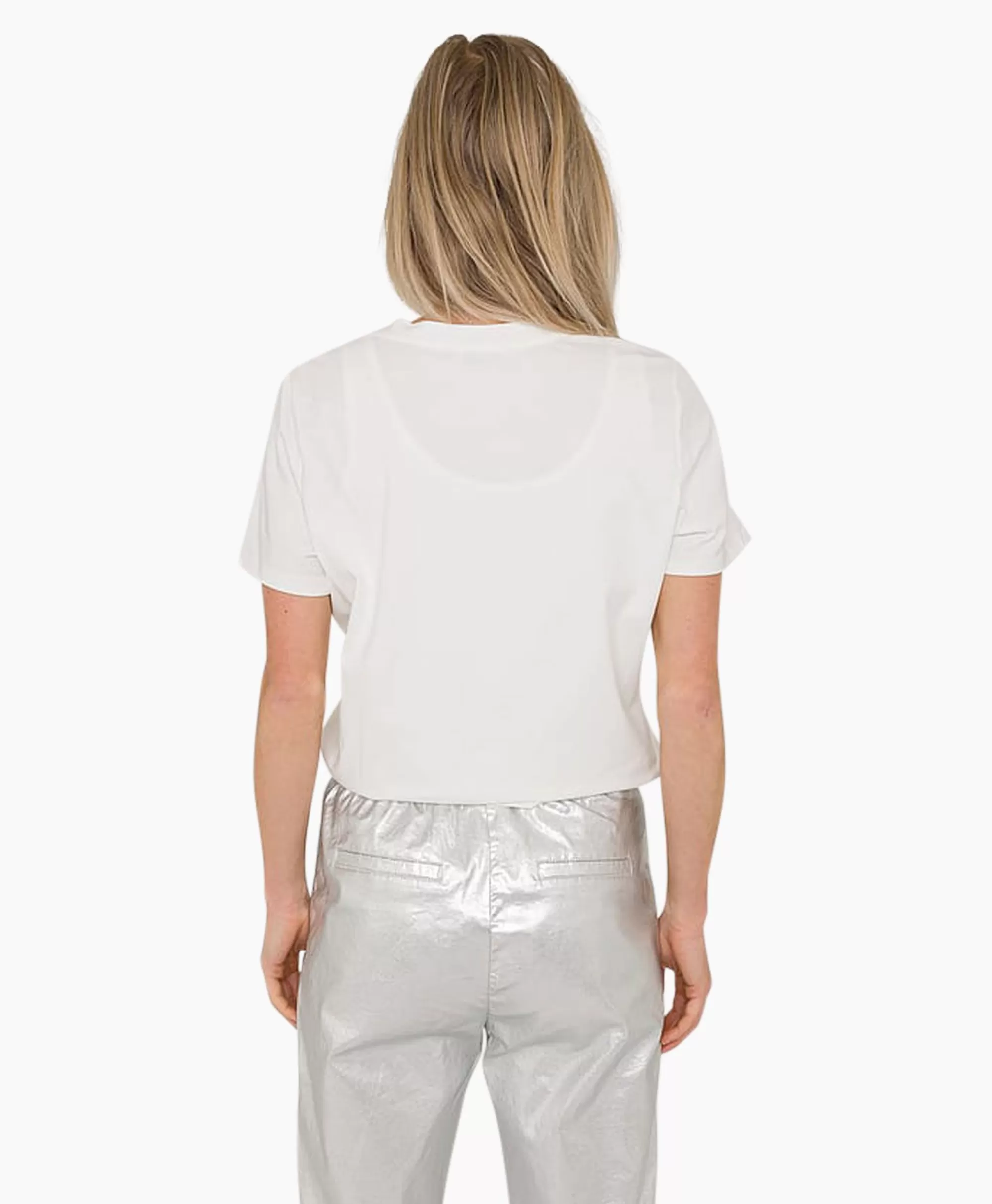 T-Shirts & Tops*Anna Van Toor T-Shirt Korte Mouw 08A04-03629 Off White