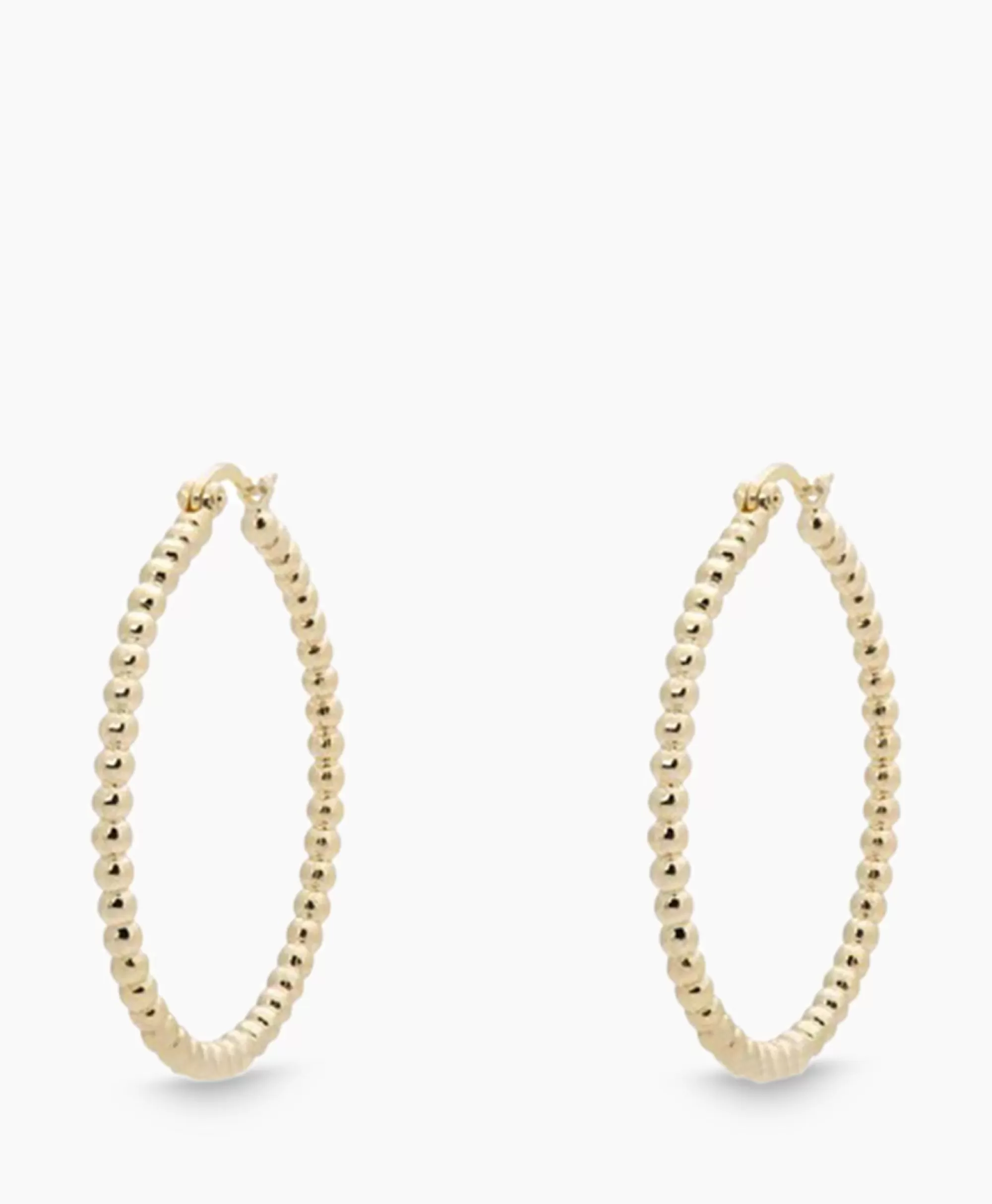 Sieraden*Anna+nina Oorbellen Solstice Big Hoop Earrings Brass Goldpla Goud