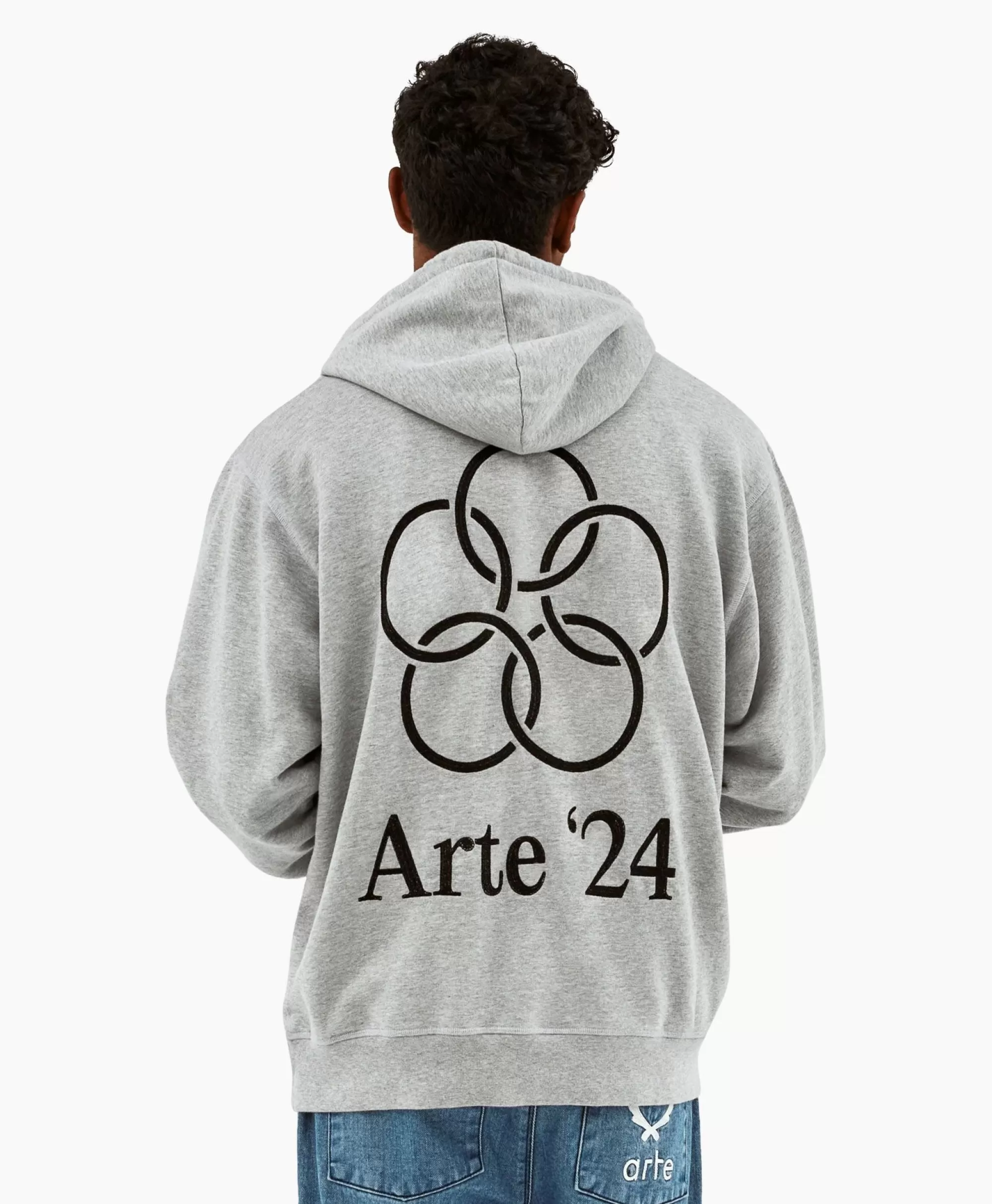 Truien*Arte Antwerp Hoodie Arte'24 Circles Back Grijs