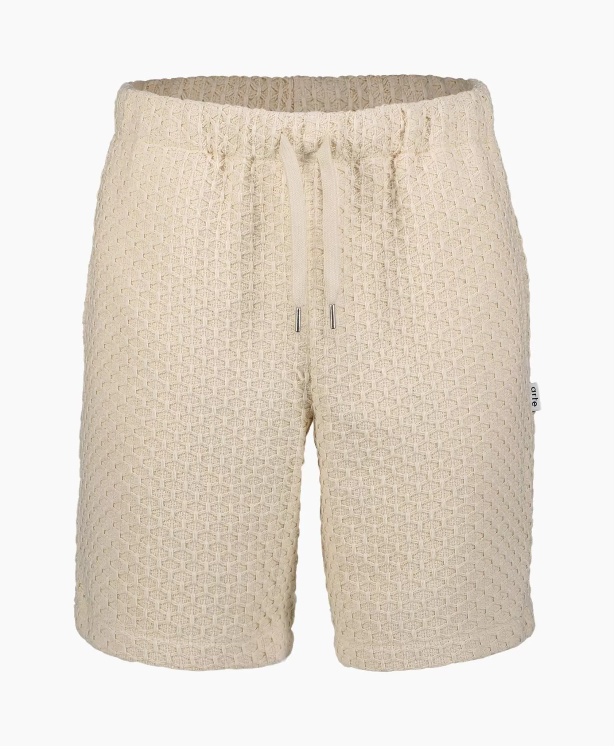 Broeken*Arte Antwerp Korte Broek Jacquard Croche Off White