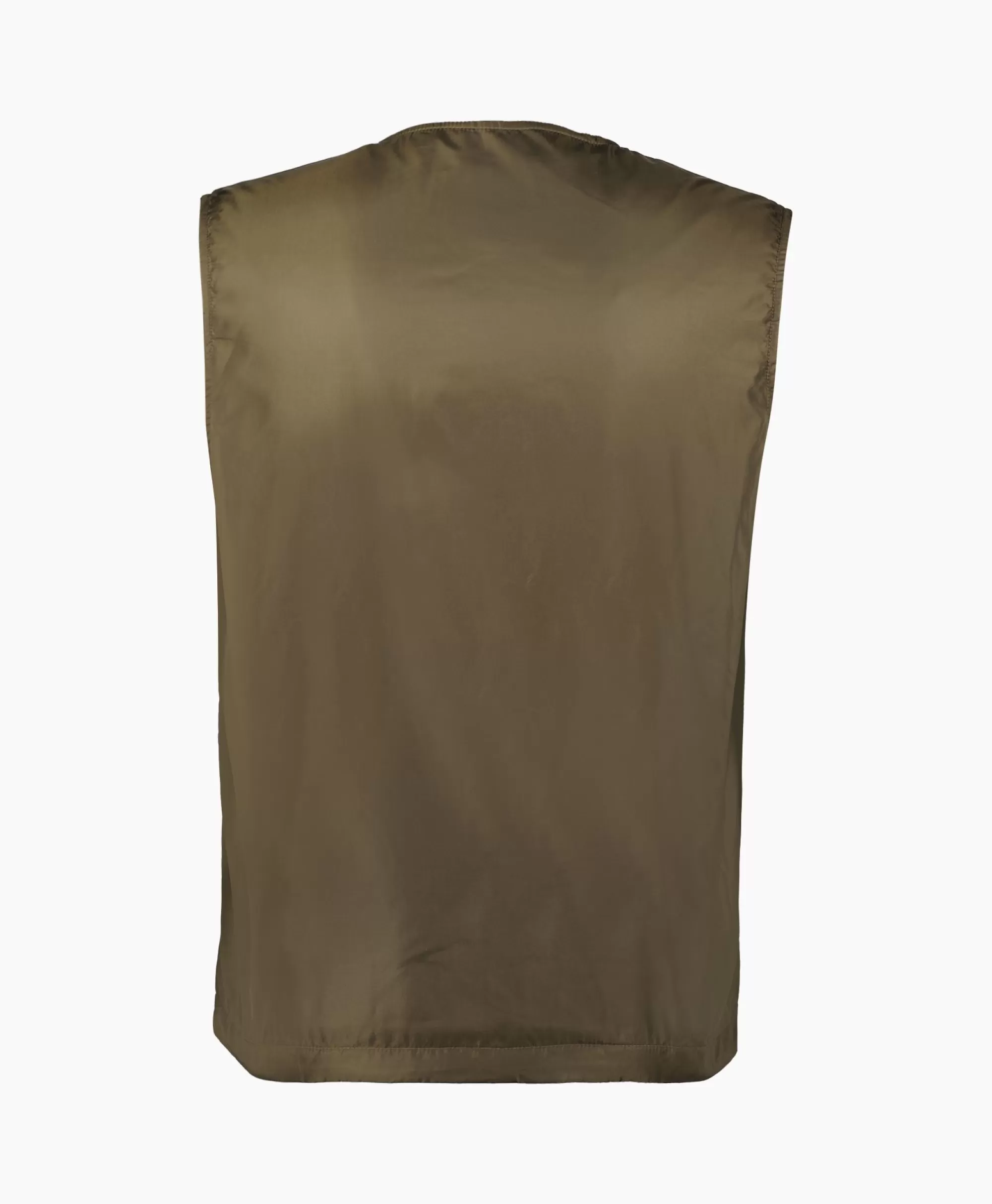 Jassen*Aspesi Bodywarmer Gilet Minimo Khaki