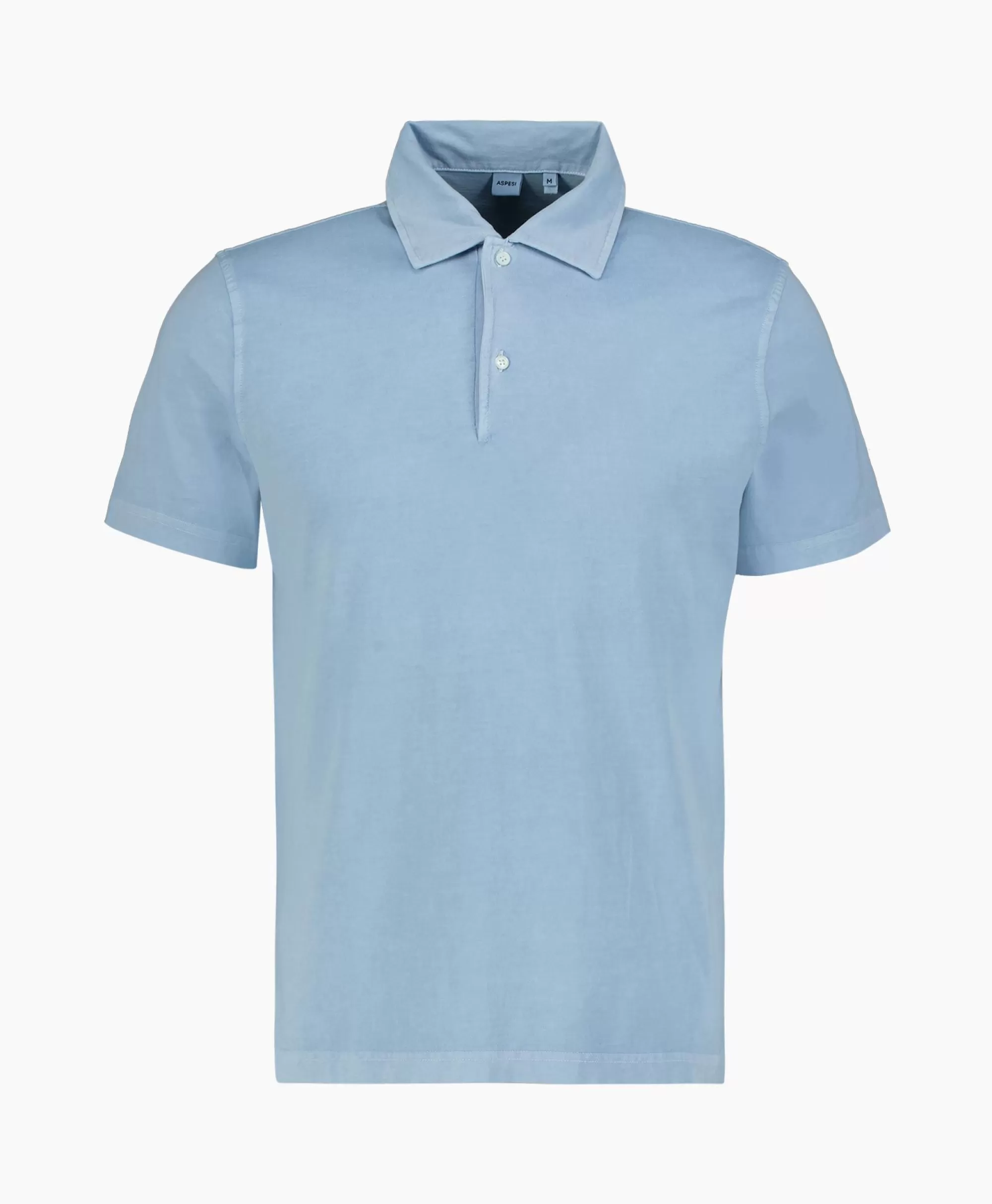 Polo'S*Aspesi Polo Mod.Ay15 Licht Blauw