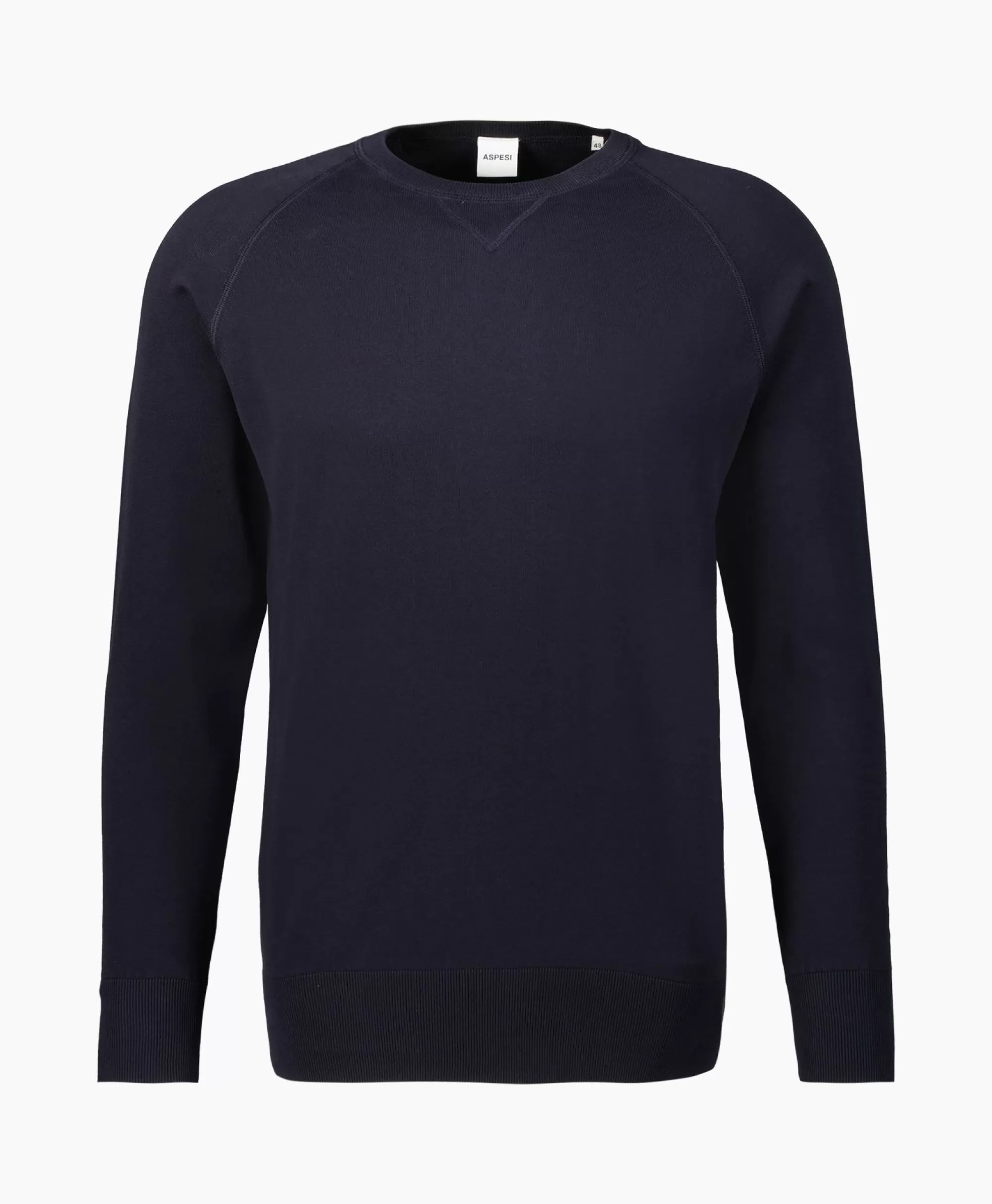 Truien*Aspesi Pullover Maglia Mod.M039 Donker Blauw