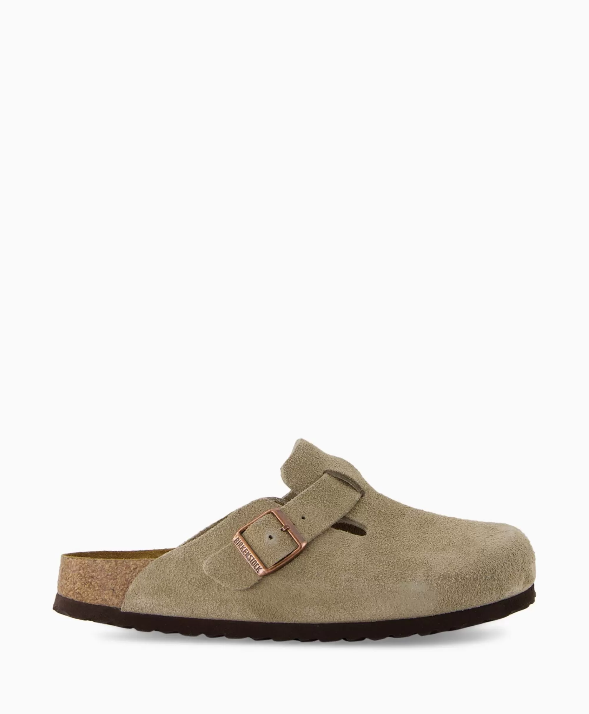 Instappers*Birkenstock Instapper Boston Sfb Taupe