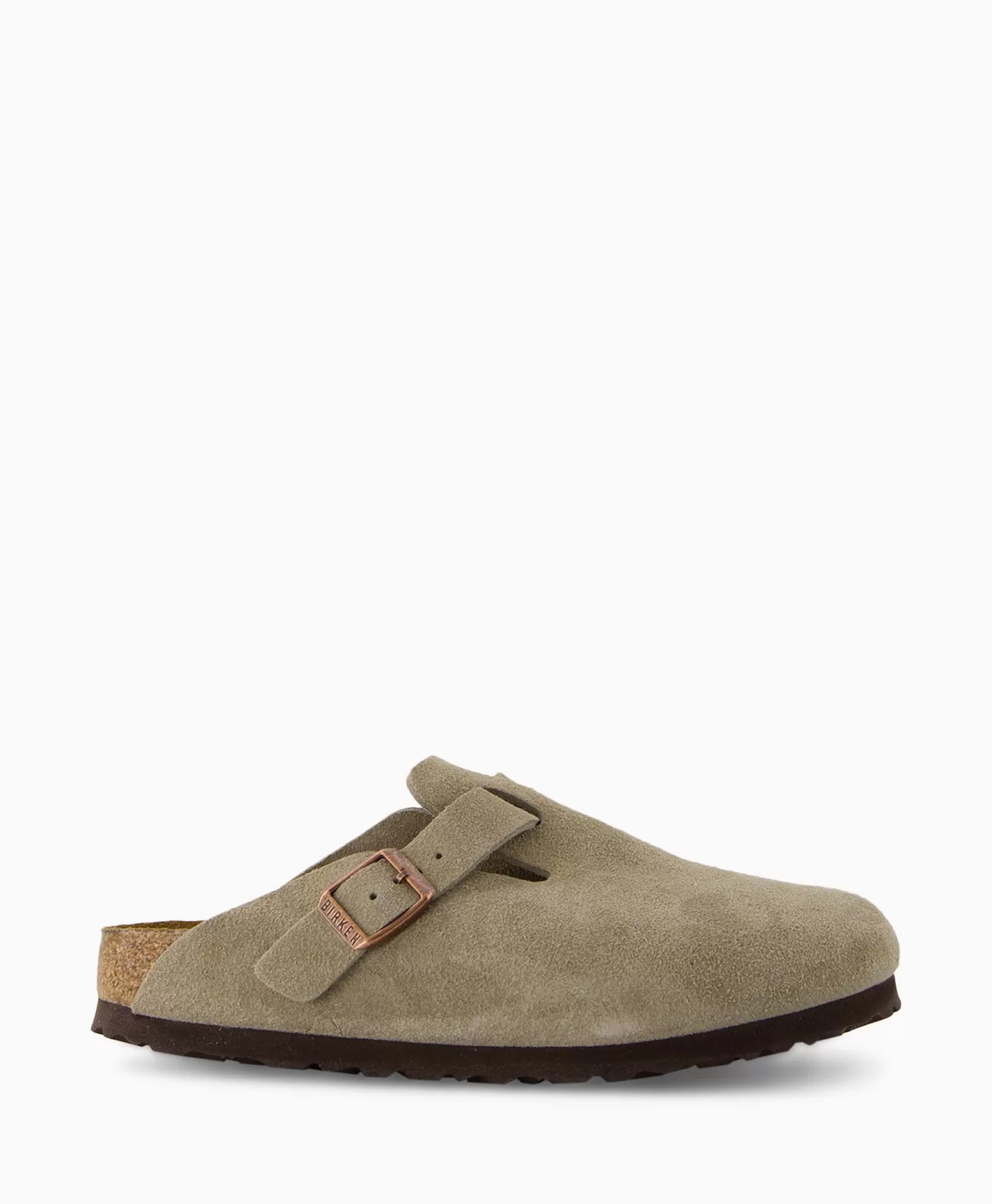 Instappers*Birkenstock Instapper Boston Sfb Taupe