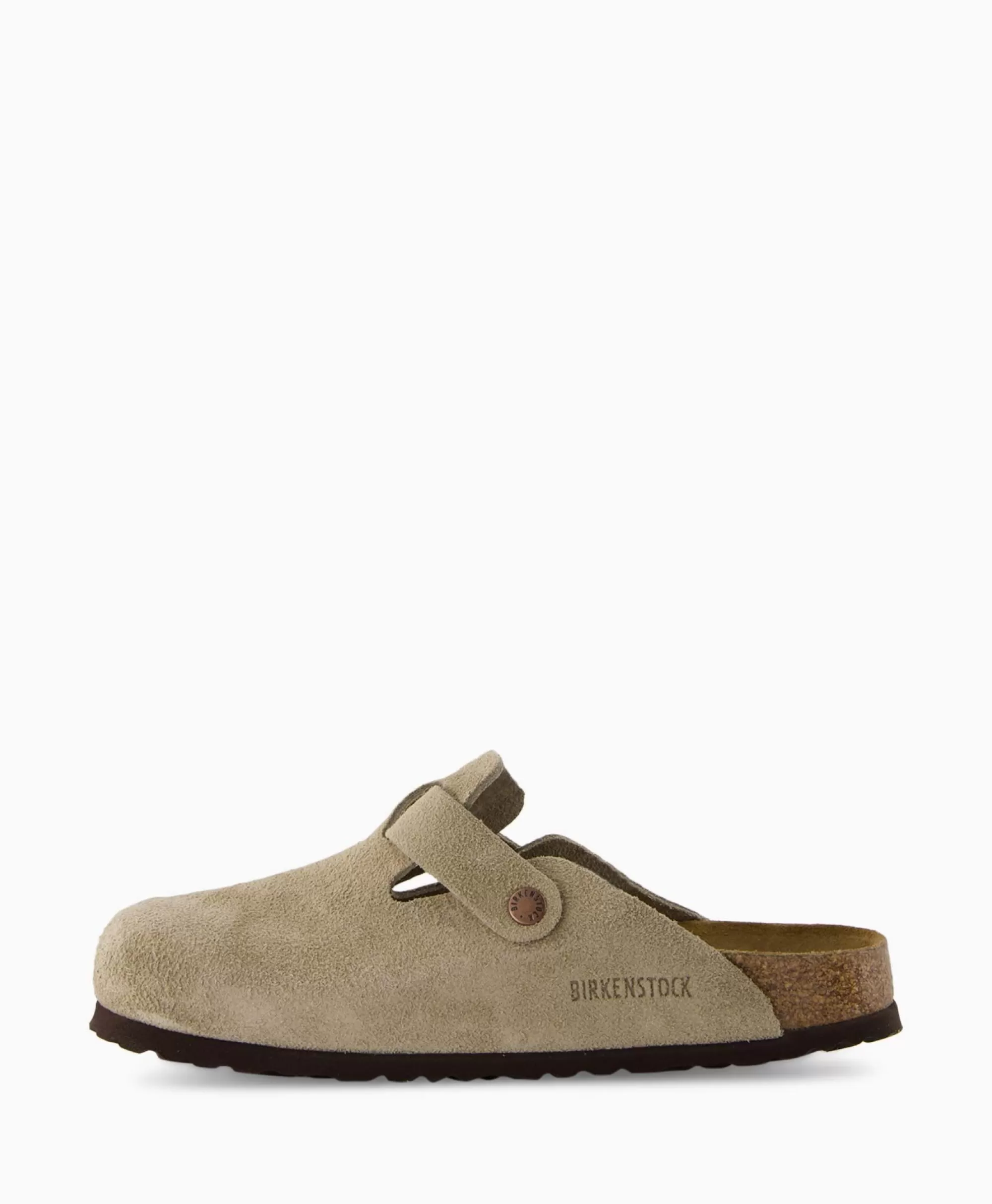 Instappers*Birkenstock Instapper Boston Sfb Taupe