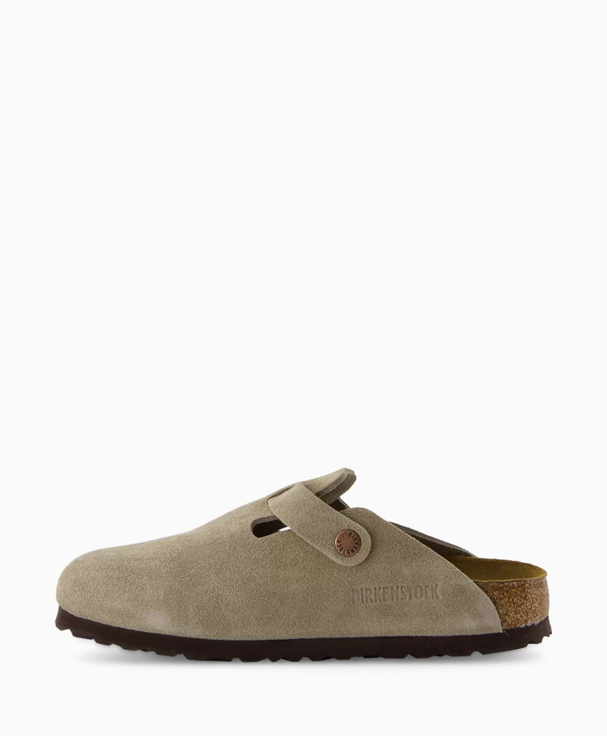 Instappers*Birkenstock Instapper Boston Sfb Taupe