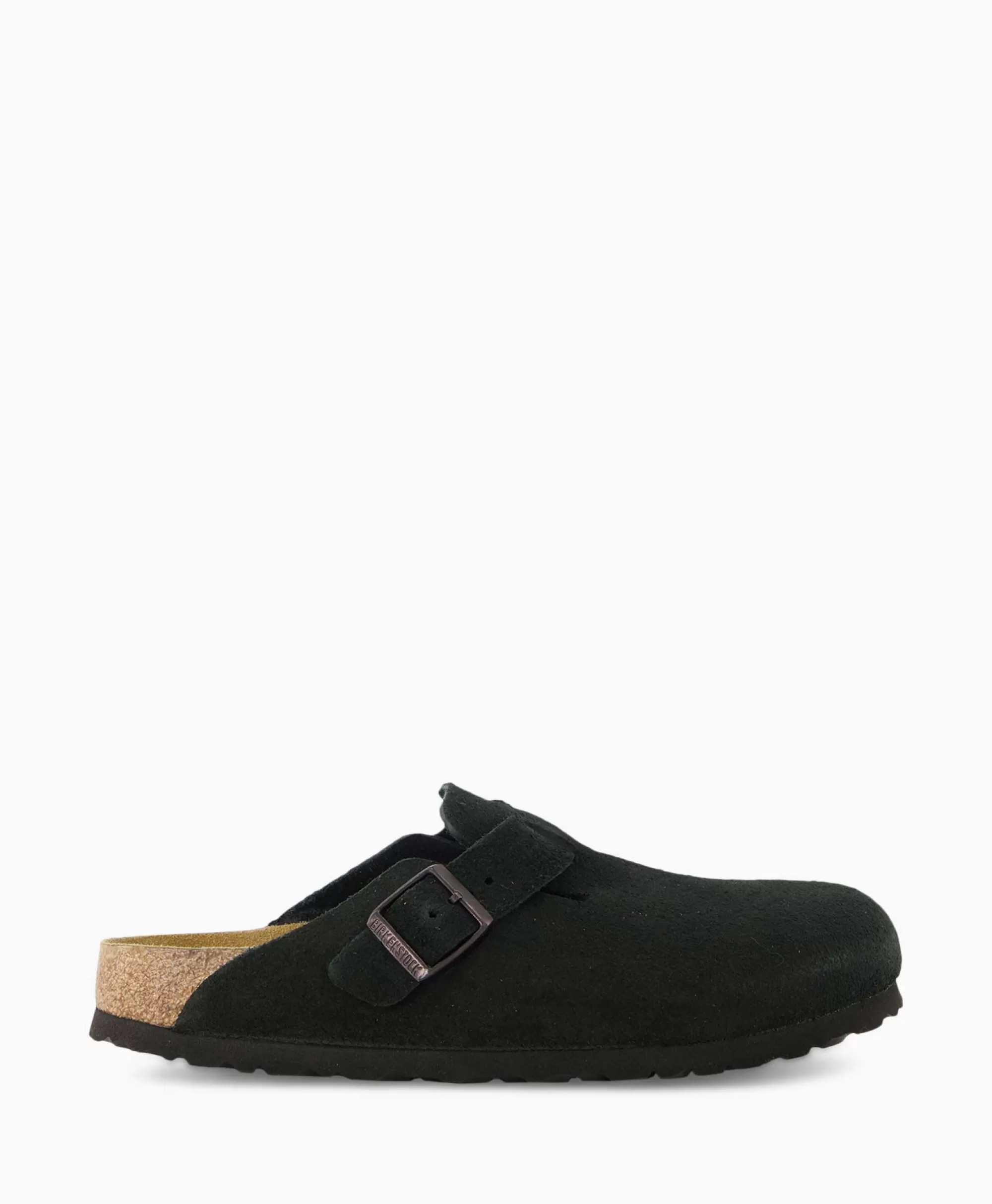 Instappers*Birkenstock Instapper Boston Sfb Zwart