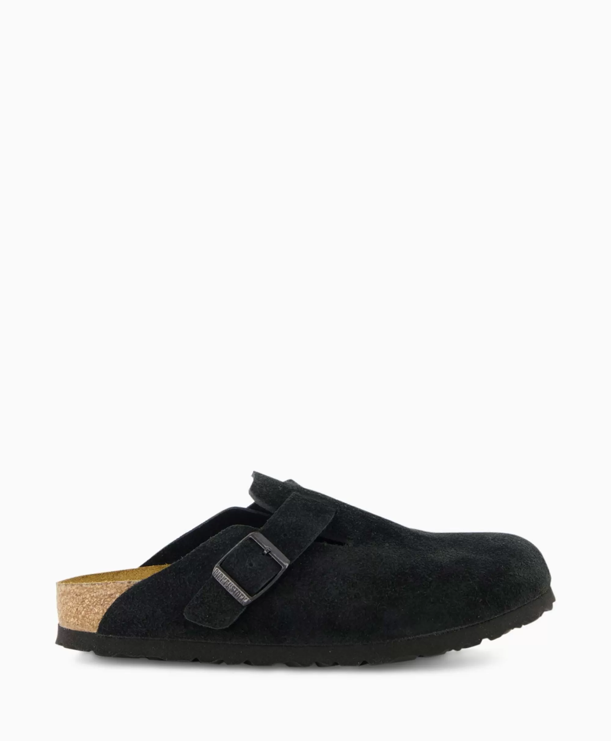 Instappers*Birkenstock Instapper Boston Sfb Zwart