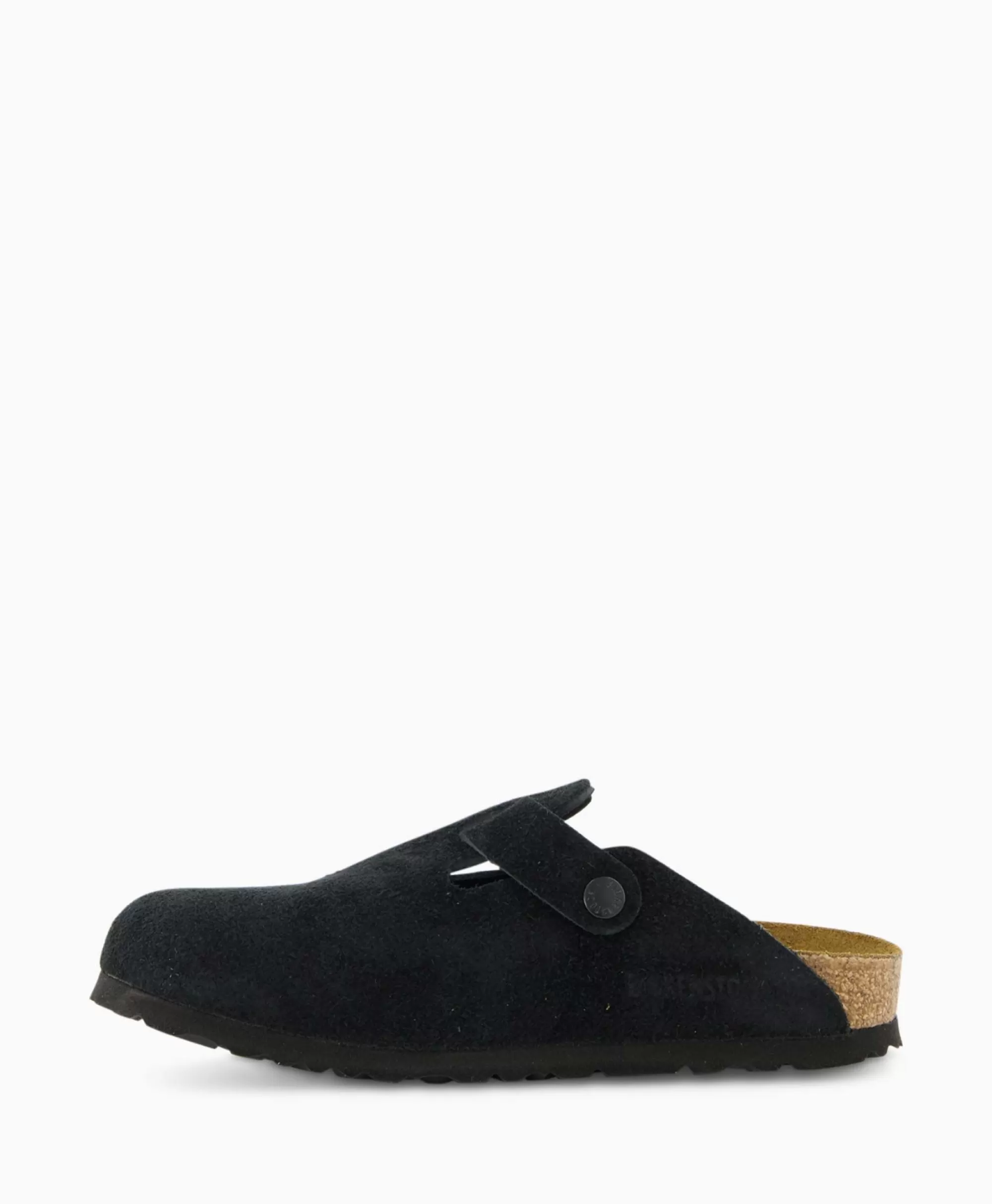 Instappers*Birkenstock Instapper Boston Sfb Zwart