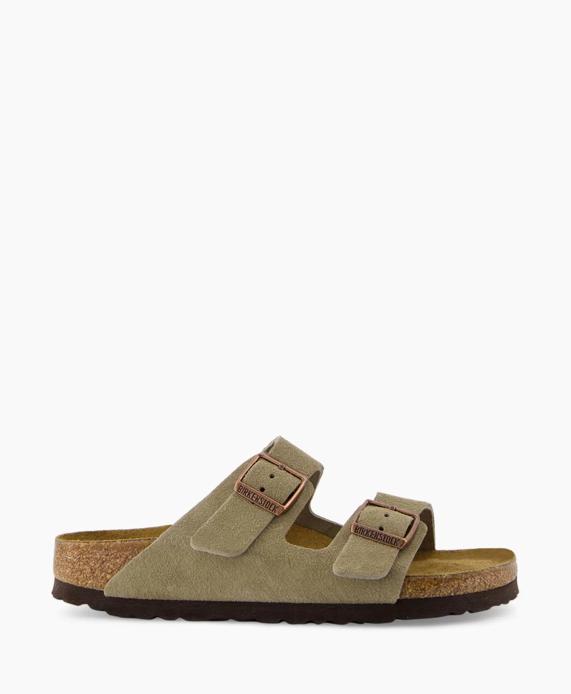 Sandalen*Birkenstock Sandaal Zonder Hak Arizona Sfb Taupe