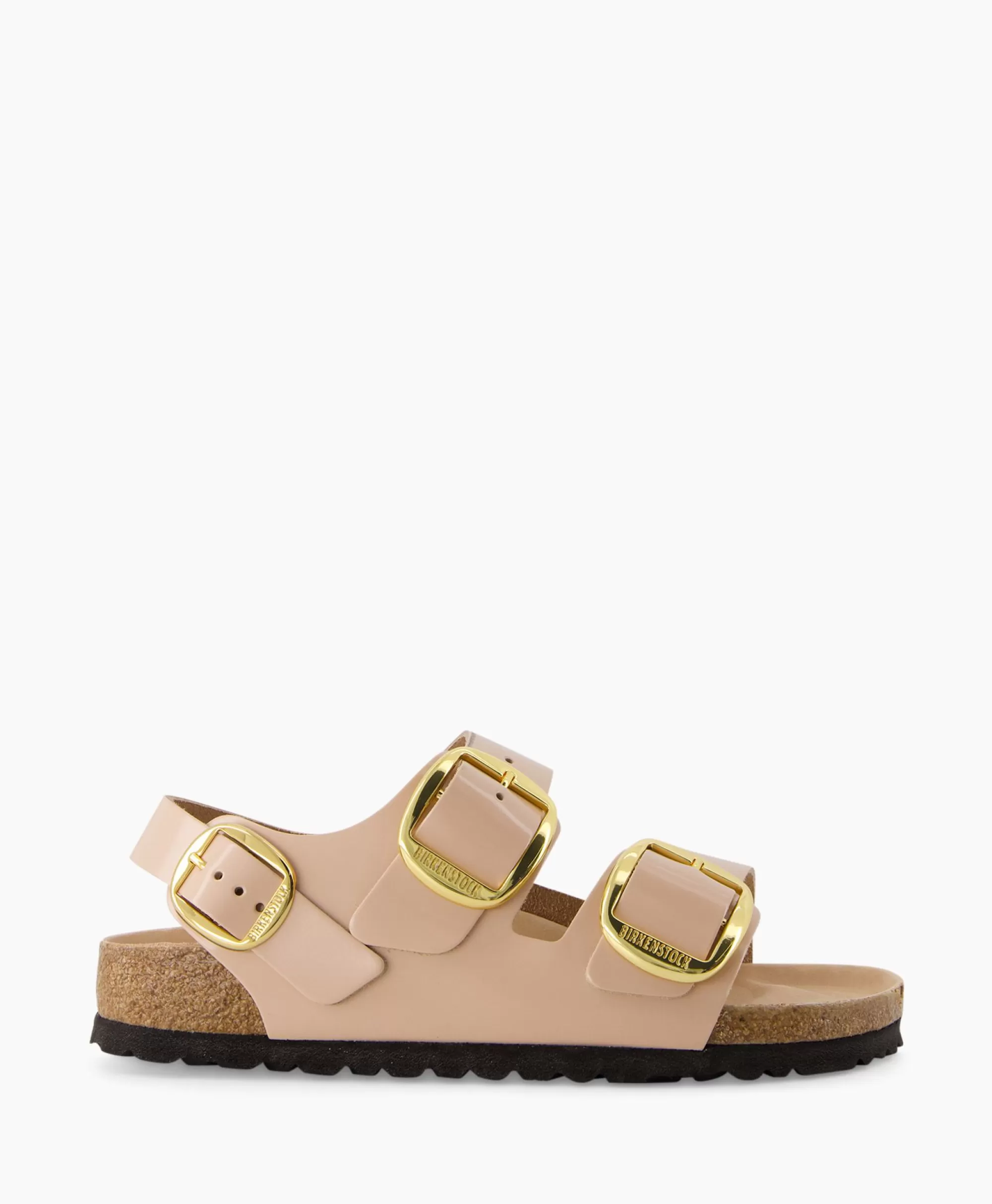 Sandalen*Birkenstock Sandaal Zonder Hak Milano Beige