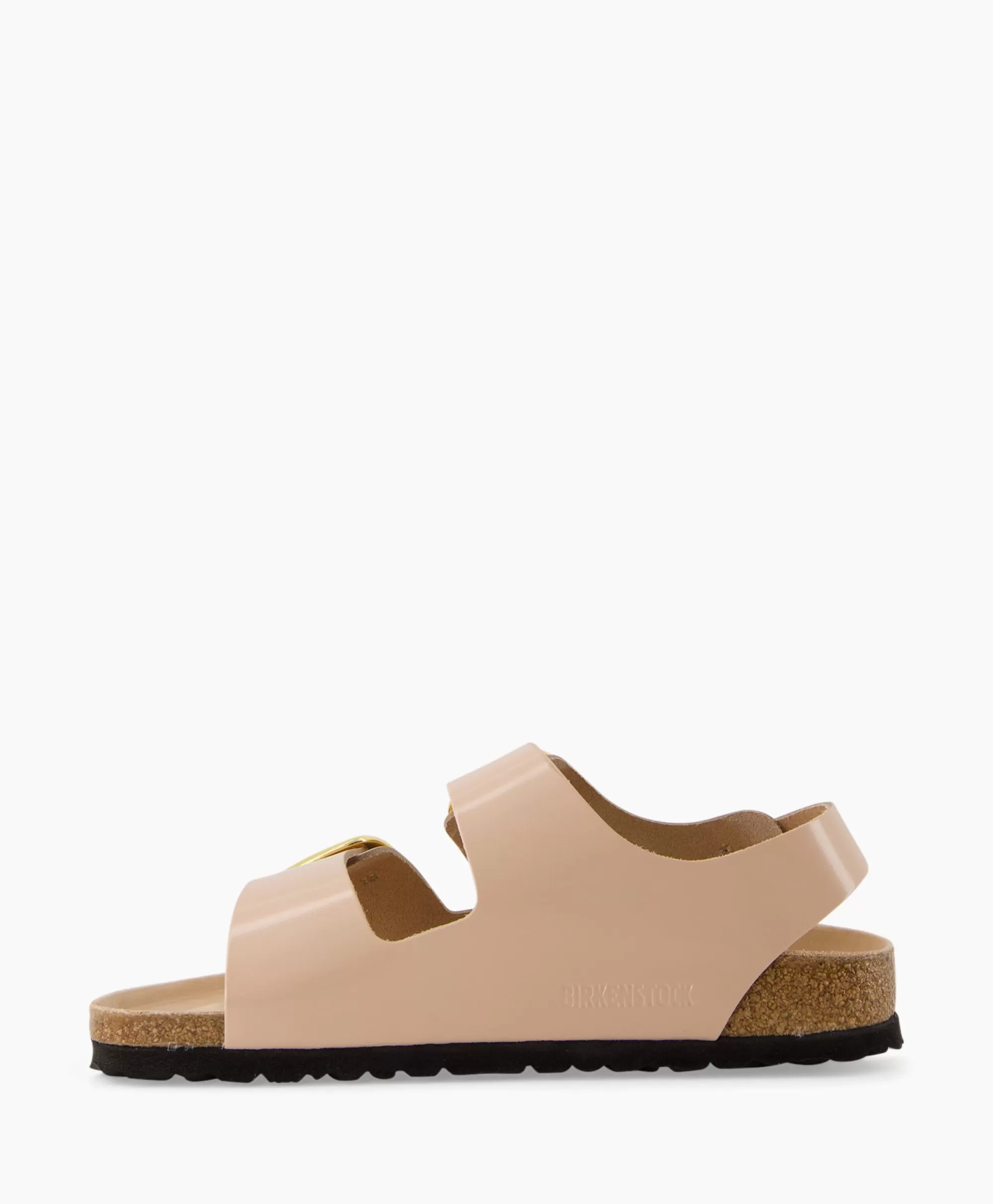 Sandalen*Birkenstock Sandaal Zonder Hak Milano Beige