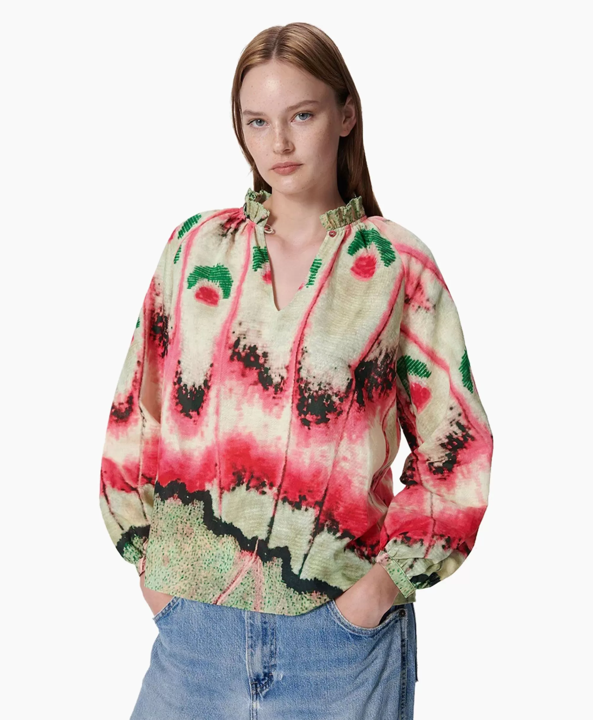 Blouses*Chufy Blouse Juniper Groen