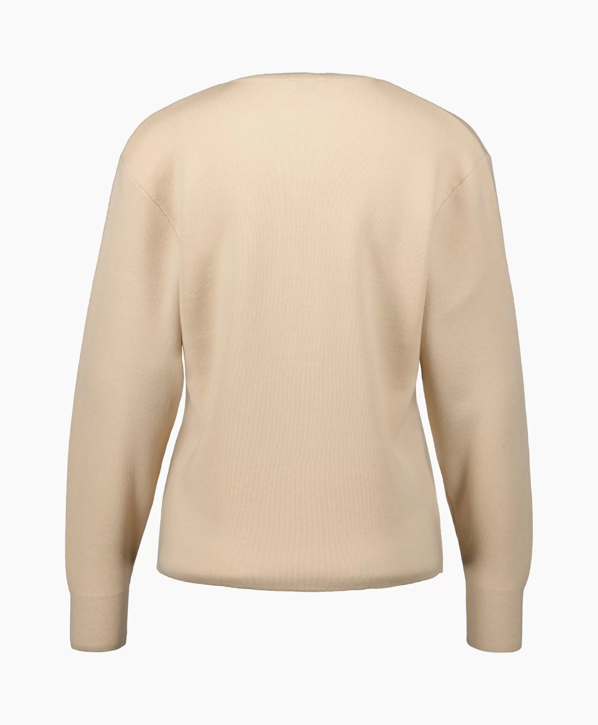 Truien*Closed Pullover Crew Neck Henley Beige