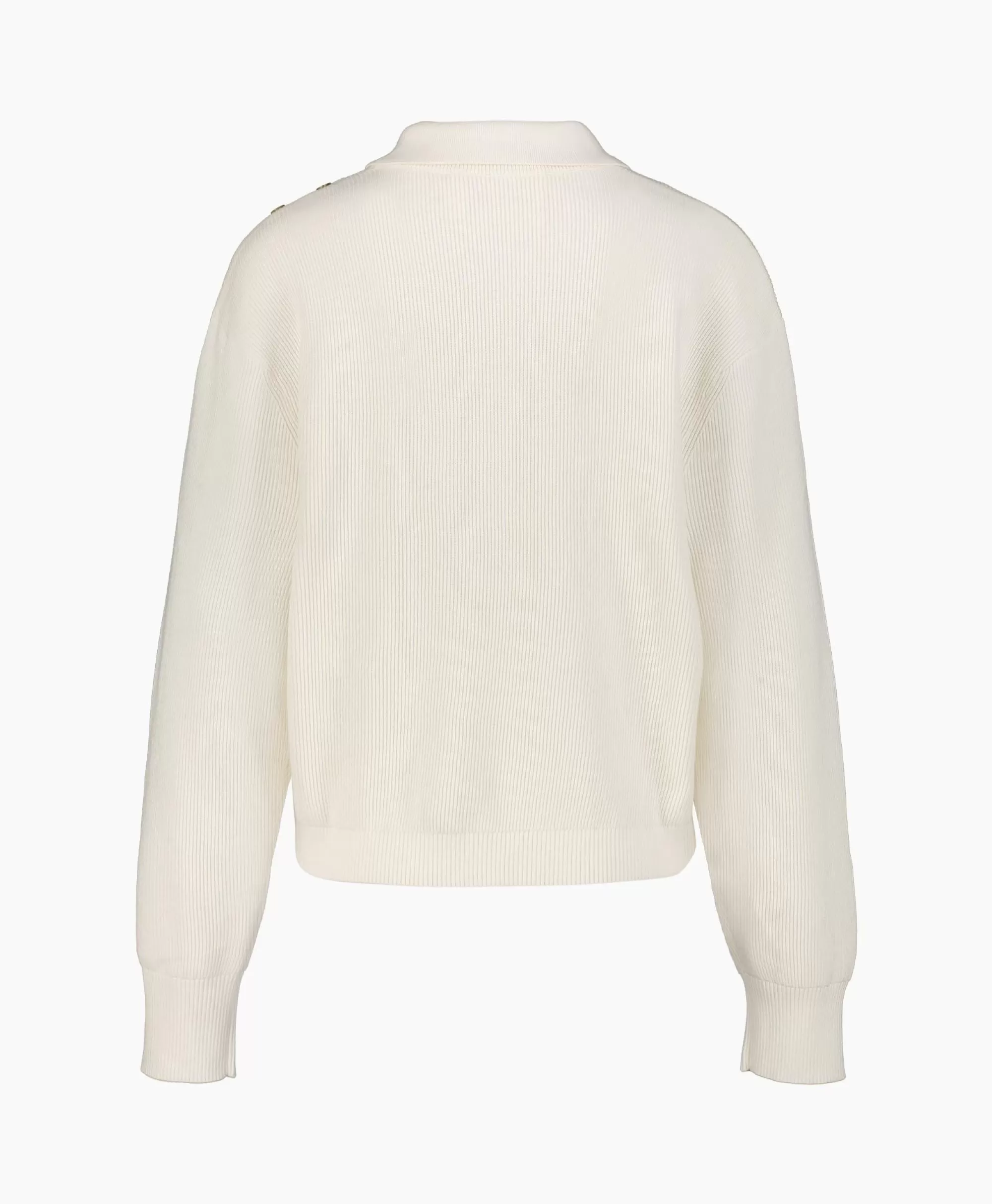 Truien*Closed Pullover Cropped Polo Off White