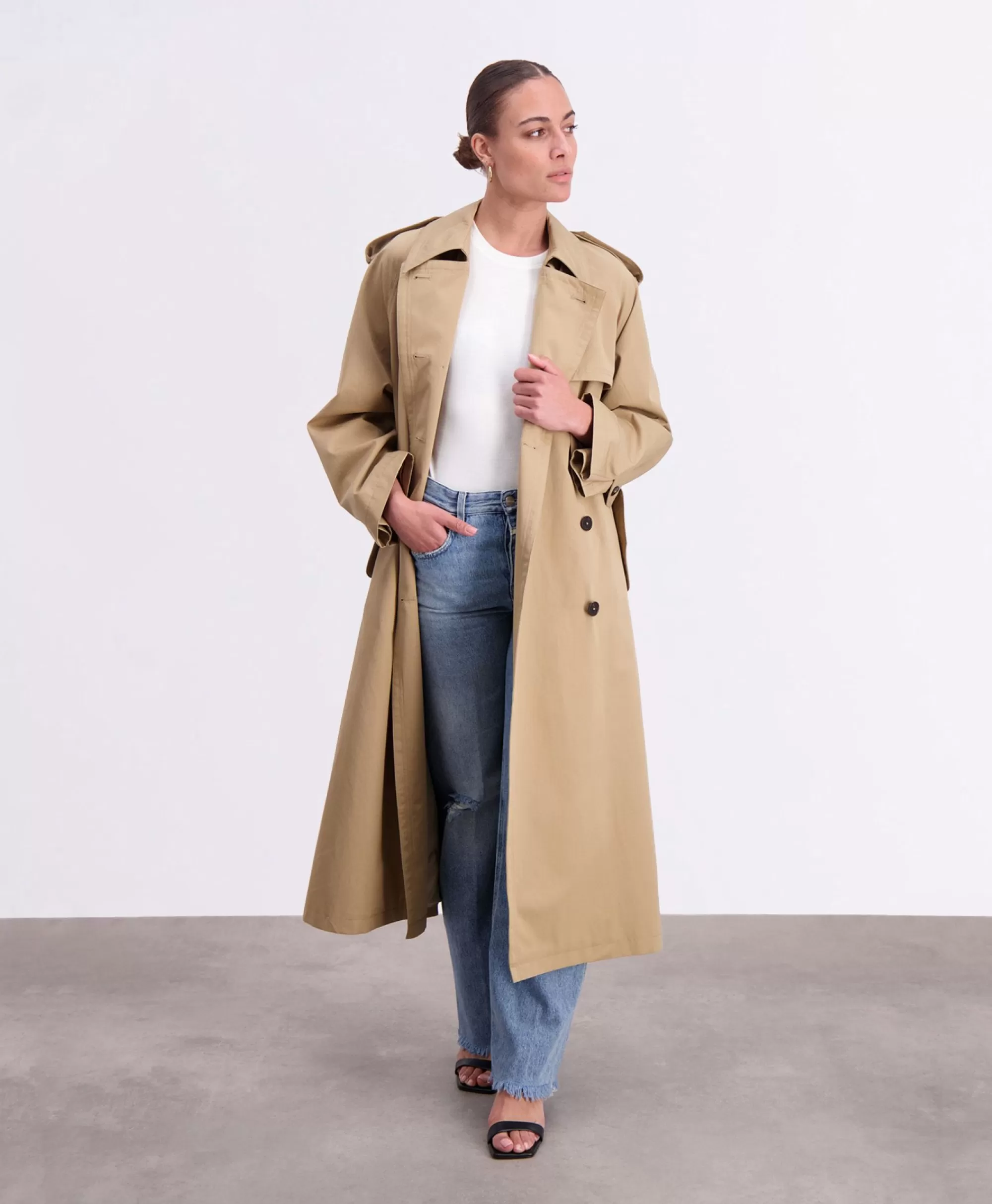 Jassen*Closed Trenchcoat Trench Coat Bruin