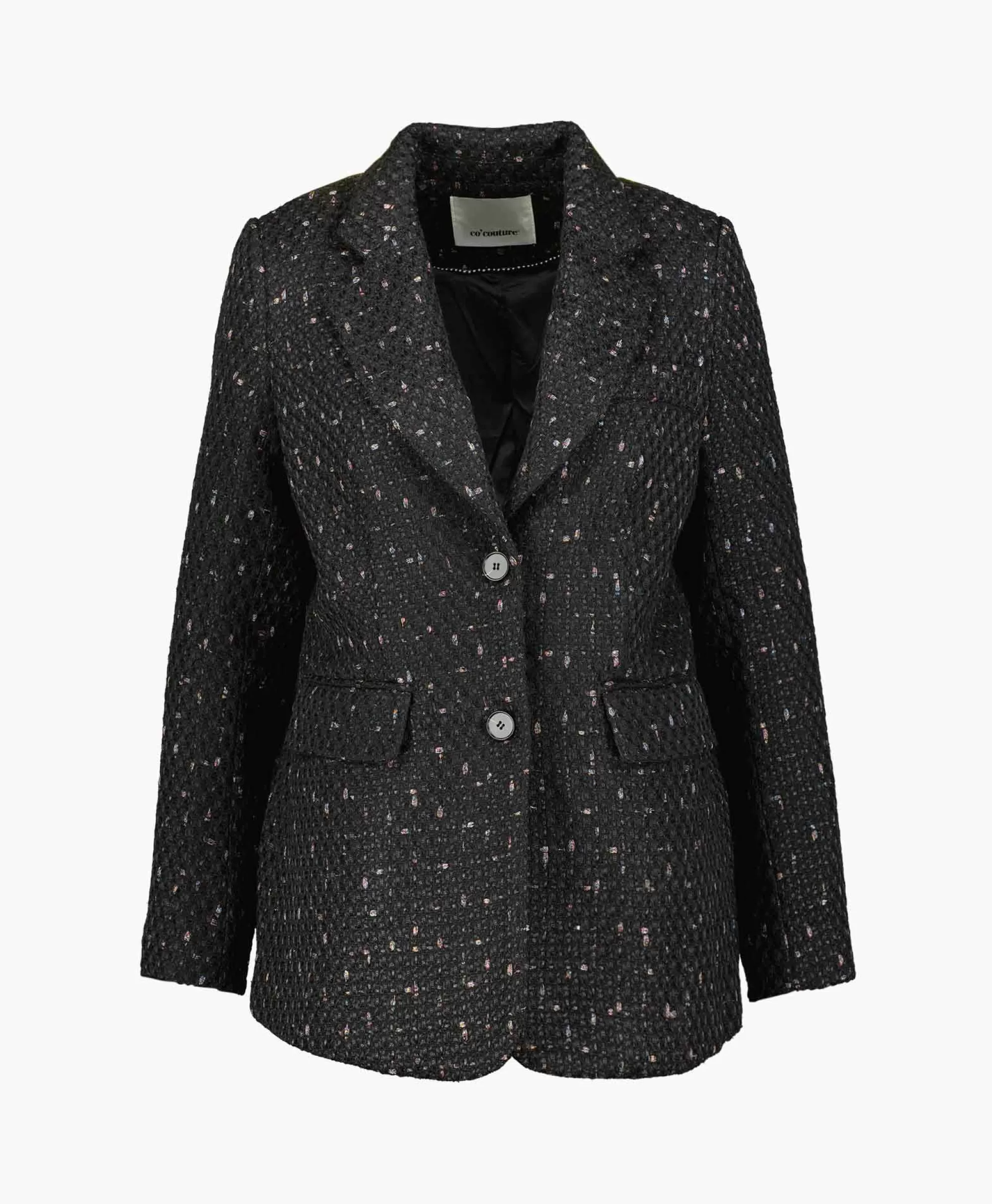 Blazers*Co'couture Co'Couture Blazer Mitzicc Boucle Zwart