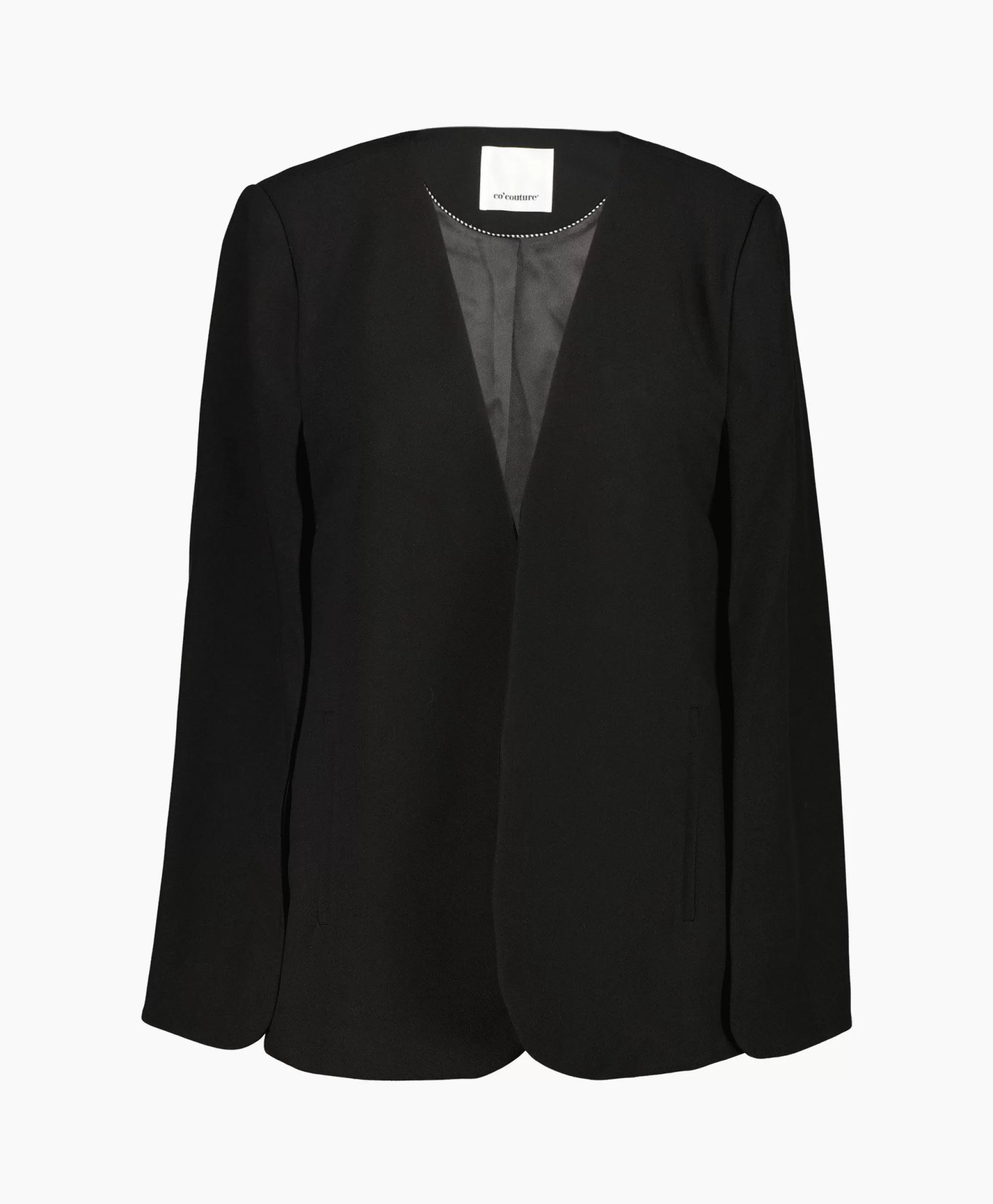 Blazers*Co'couture Co'Couture Blazer Volacc Cape Zwart