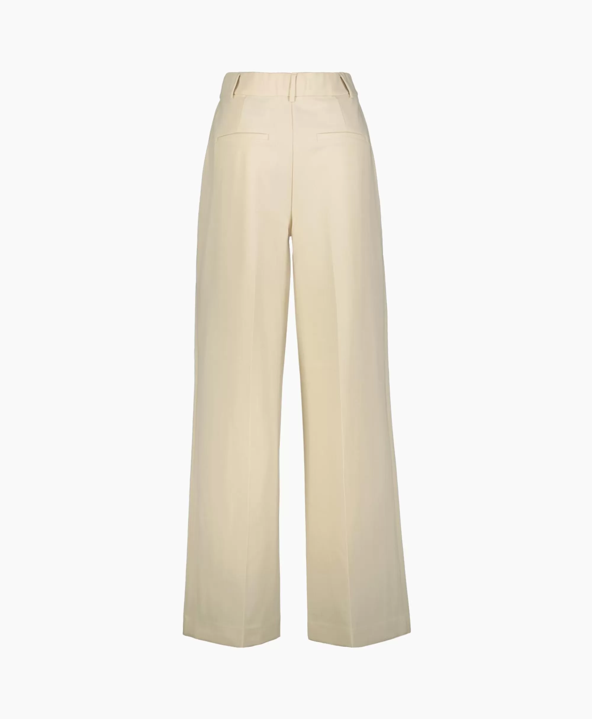 Broeken*Co'couture Co'Couture Pantalon Vola Long Pleat Beige