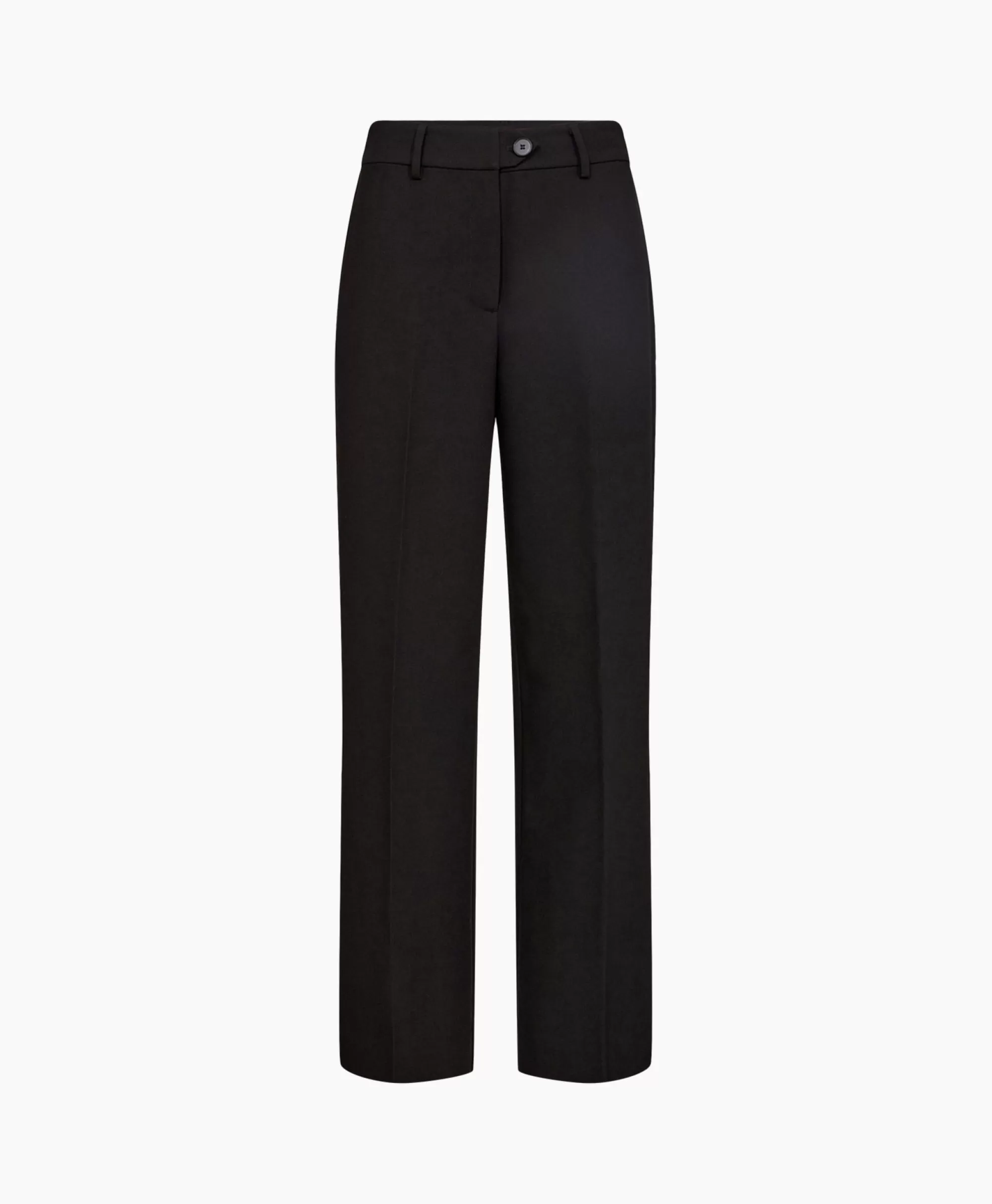 Broeken*Co'couture Co'Couture Pantalon Vola Wide Zwart