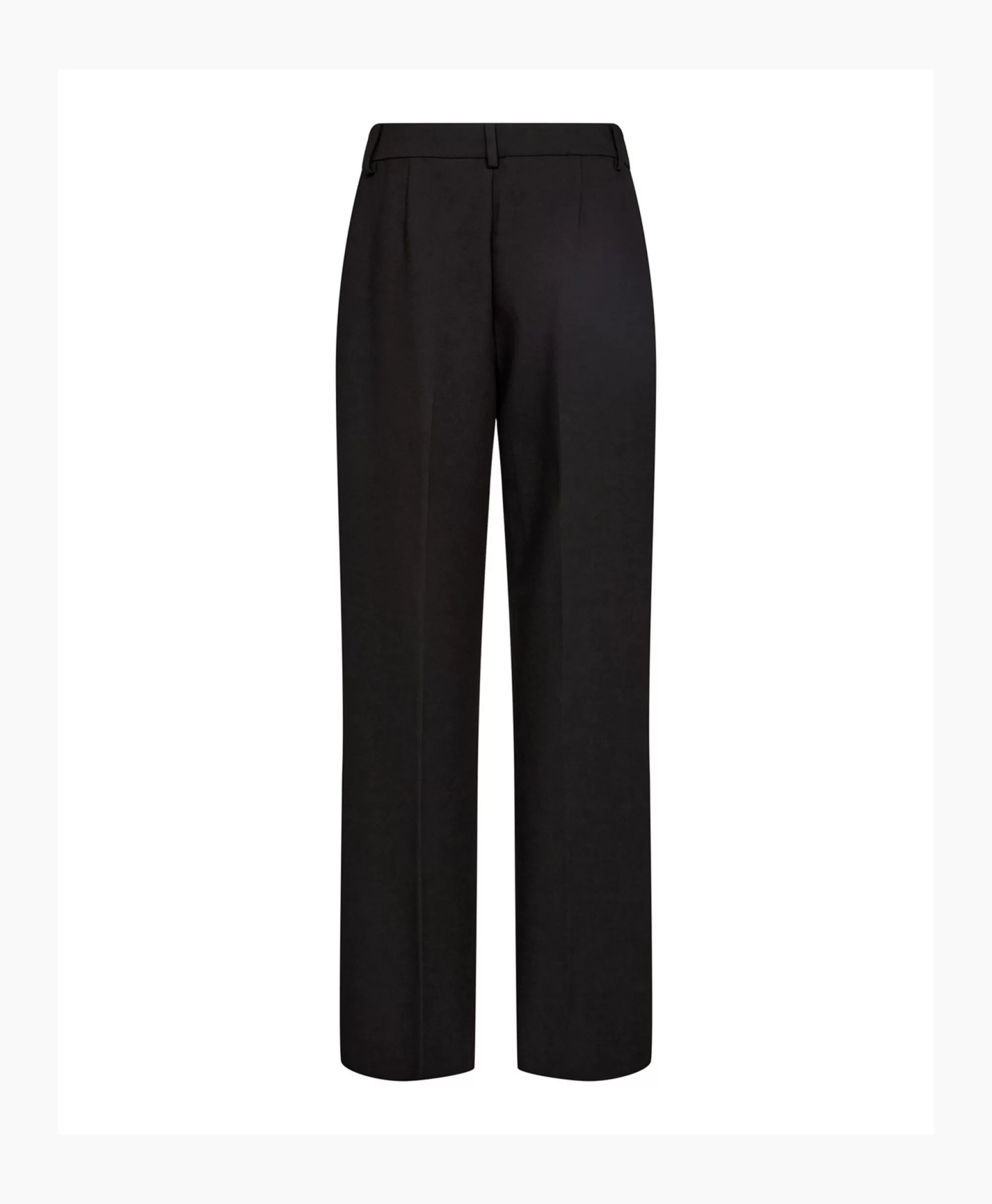 Broeken*Co'couture Co'Couture Pantalon Vola Wide Zwart