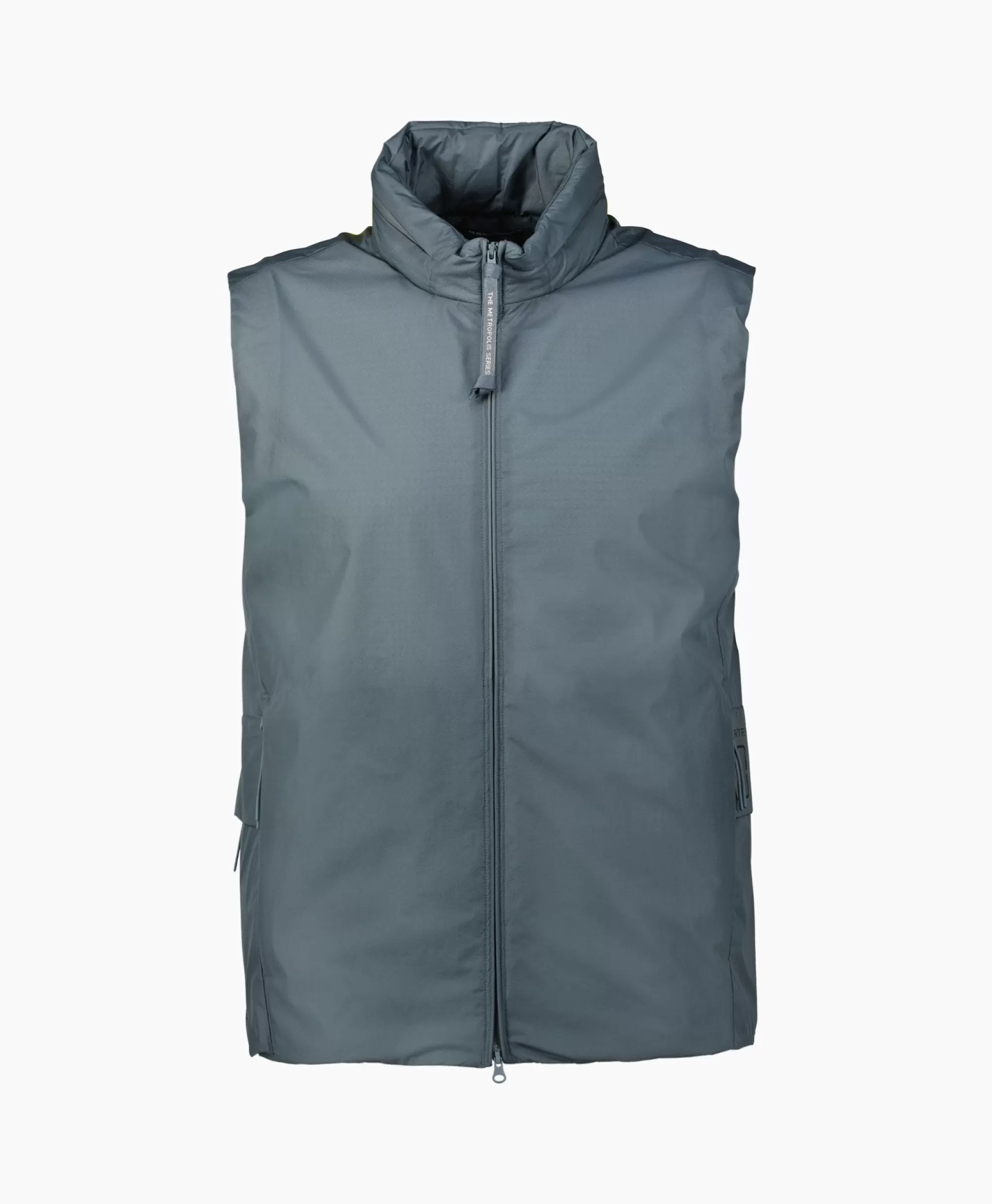 Jassen*Cp Company Bodywarmer Metropolis Pertex Vest Blauw