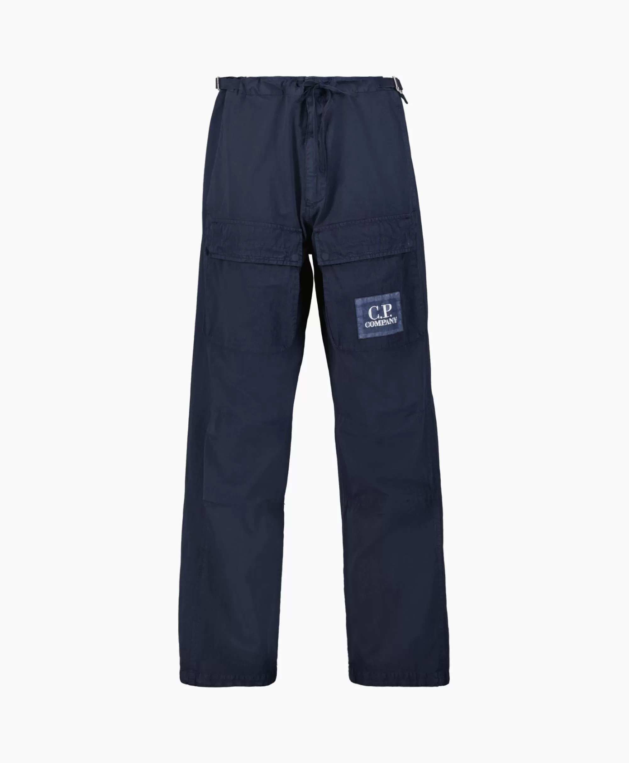 Broeken*Cp Company Broek Fili Loose Donker Blauw