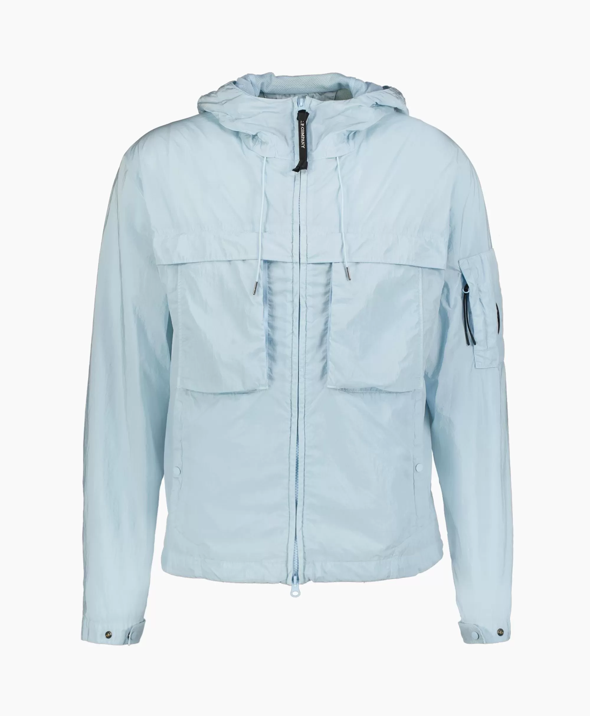 Jassen*Cp Company Jack Chrome R Hooded Licht Blauw