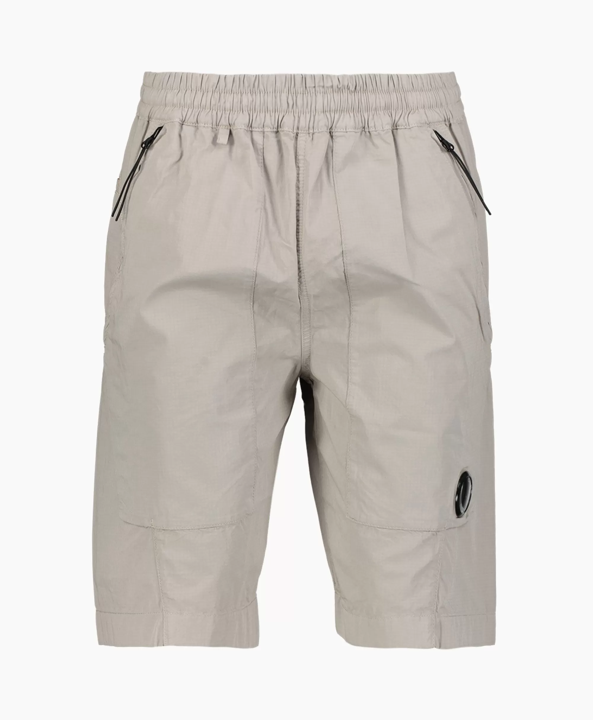 Broeken*Cp Company Korte Broek Rip Stop Wit