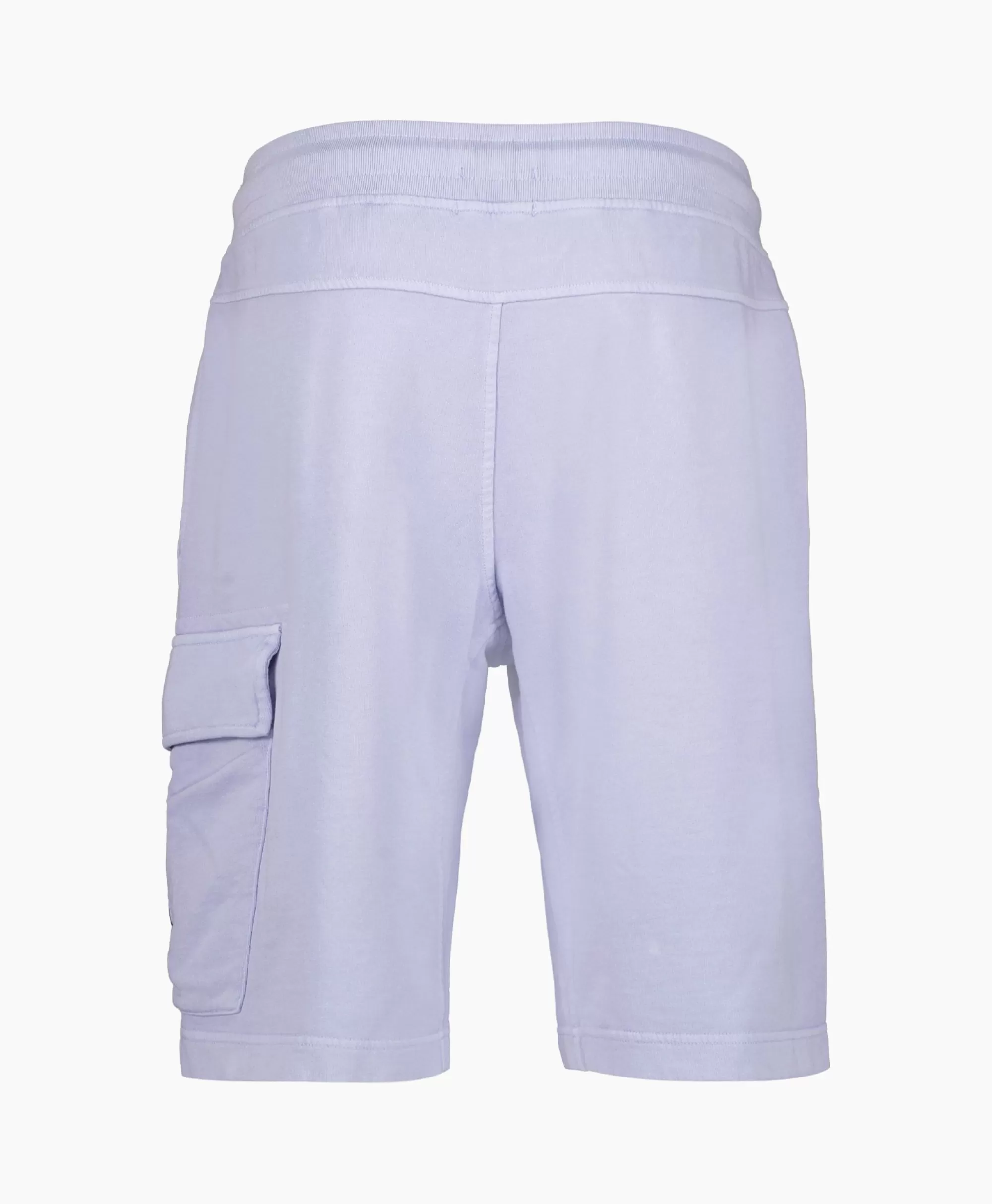 Broeken*Cp Company Korte Broek Short Fleece Cargo Lila