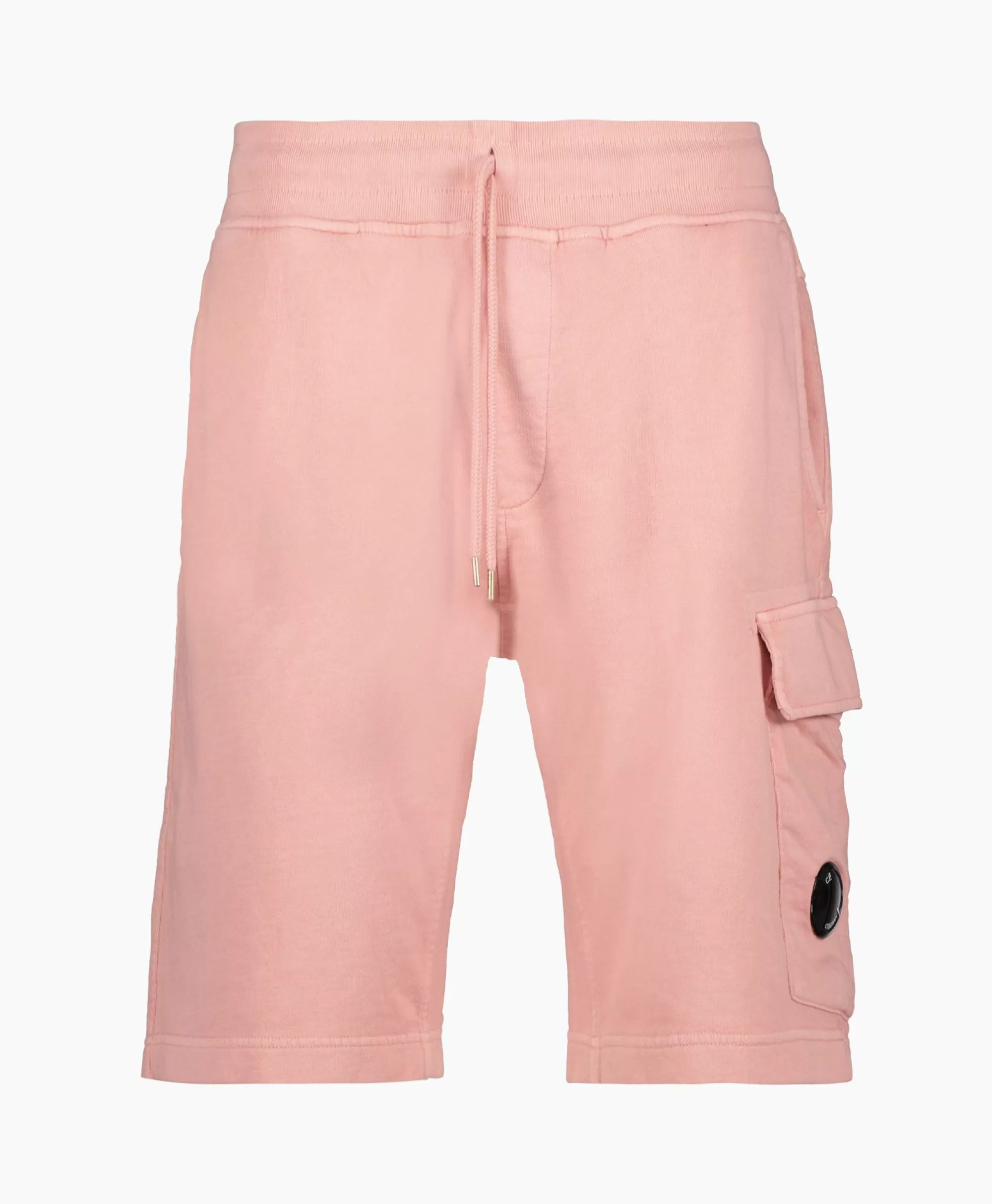 Broeken*Cp Company Korte Broek Short Fleece Cargo Rose