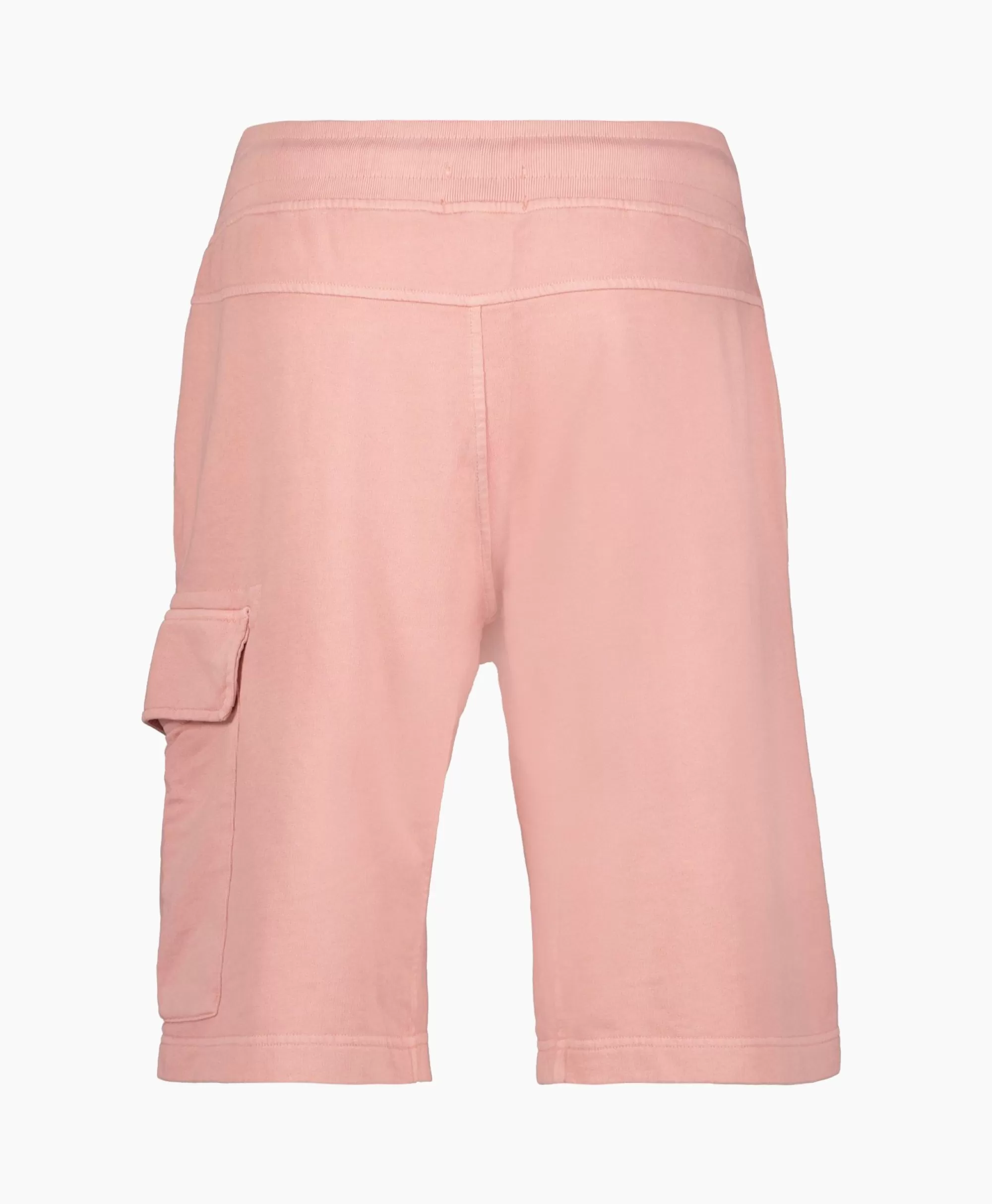 Broeken*Cp Company Korte Broek Short Fleece Cargo Rose