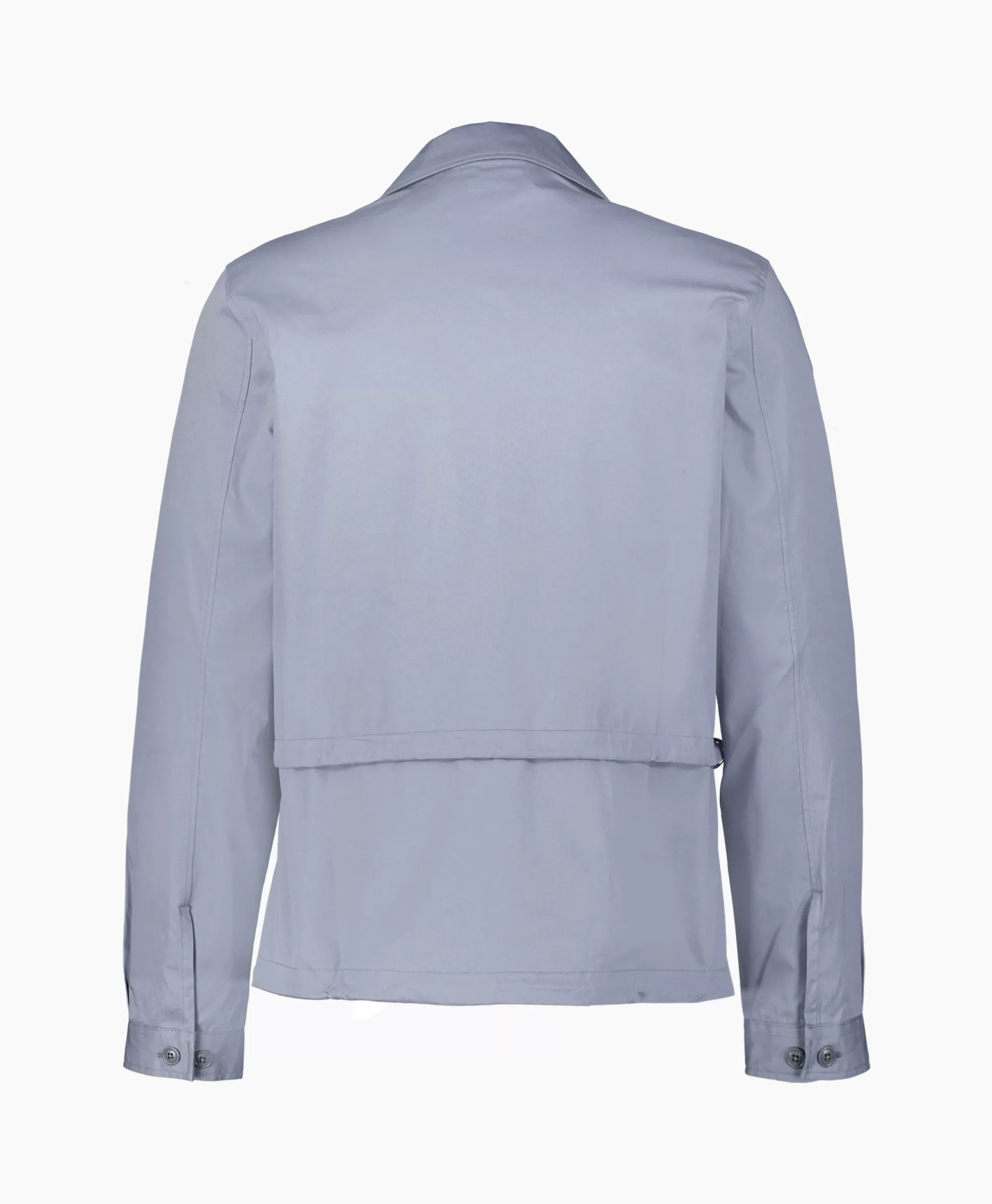 Overhemden*Cp Company Overhemd Metropolis Garbadine Pocket Shirt Blauw