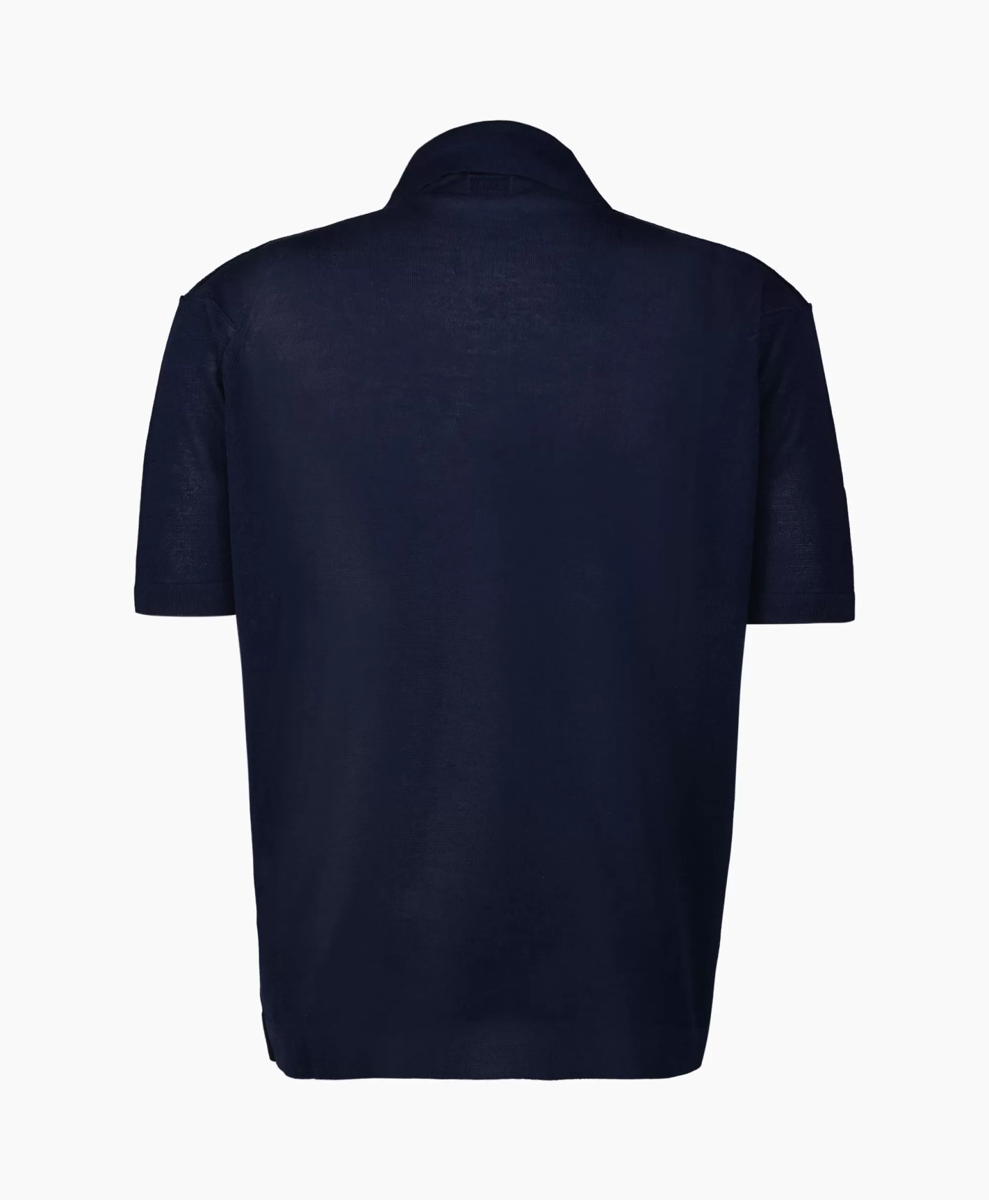 Polo'S*Cp Company Polo Filo Di Scozia Knitted Donker Blauw