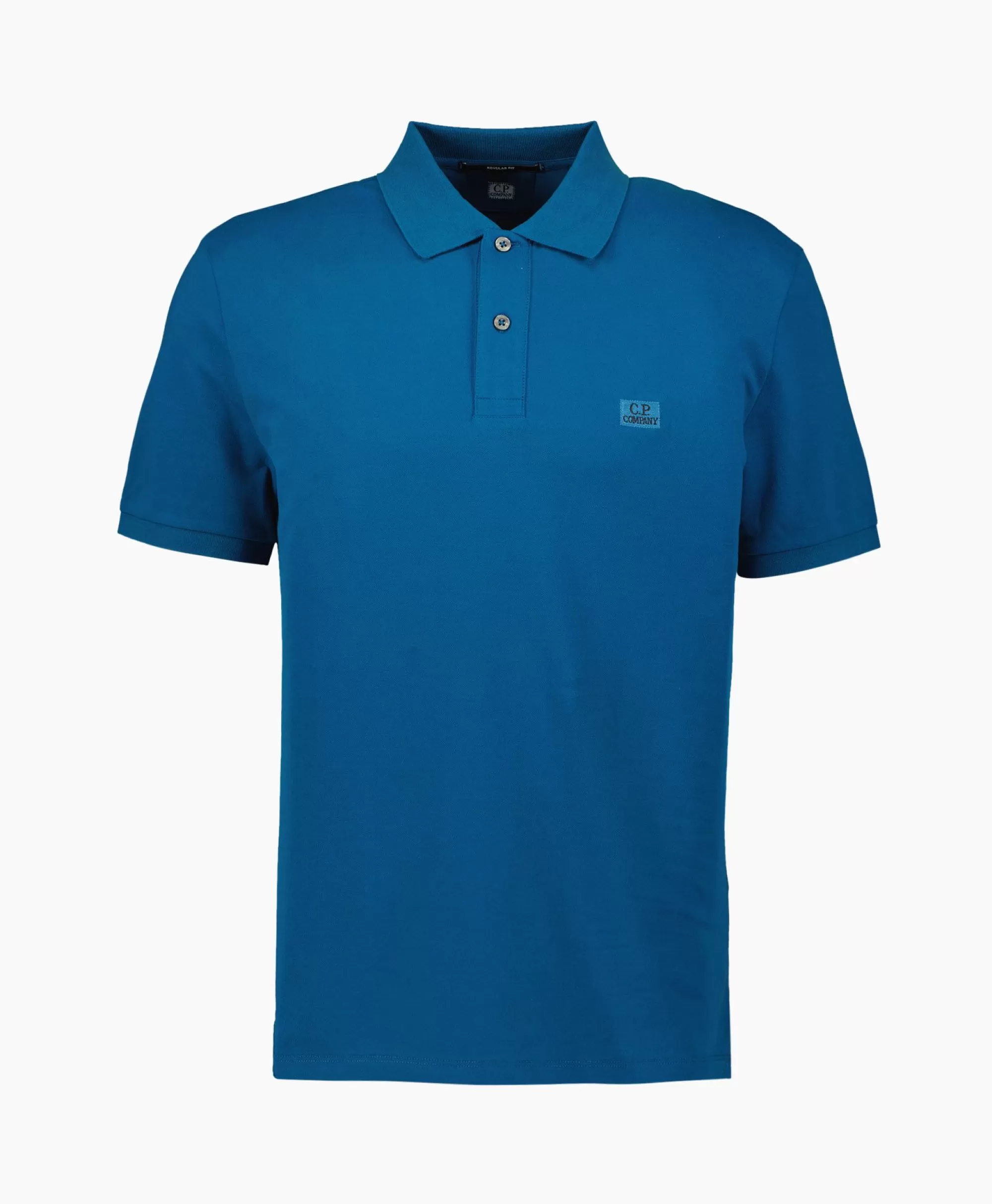 Polo'S*Cp Company Polo Stretch Piquet Regular Blauw