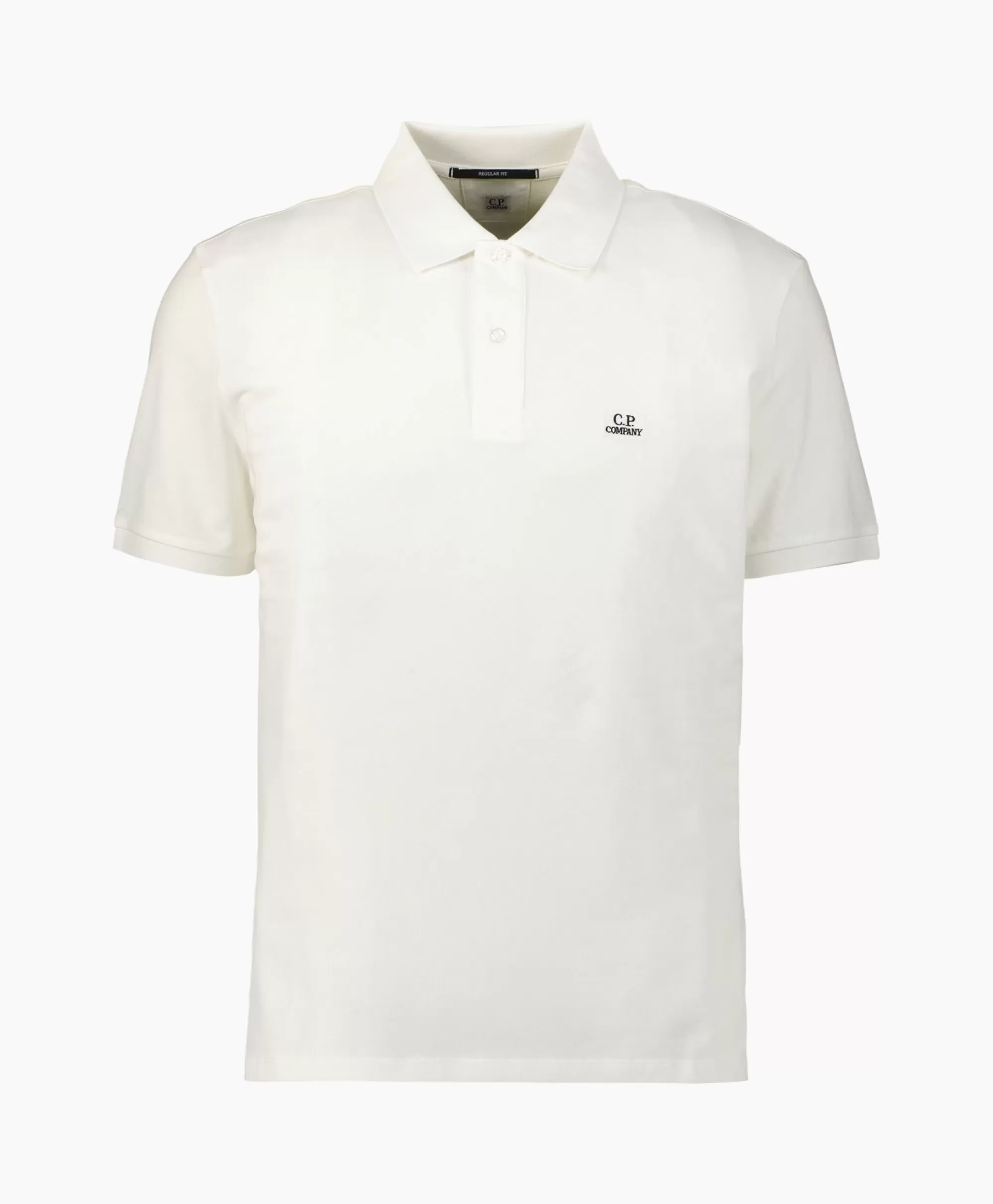 Polo'S*Cp Company Polo Stretch Piquet Regular Wit